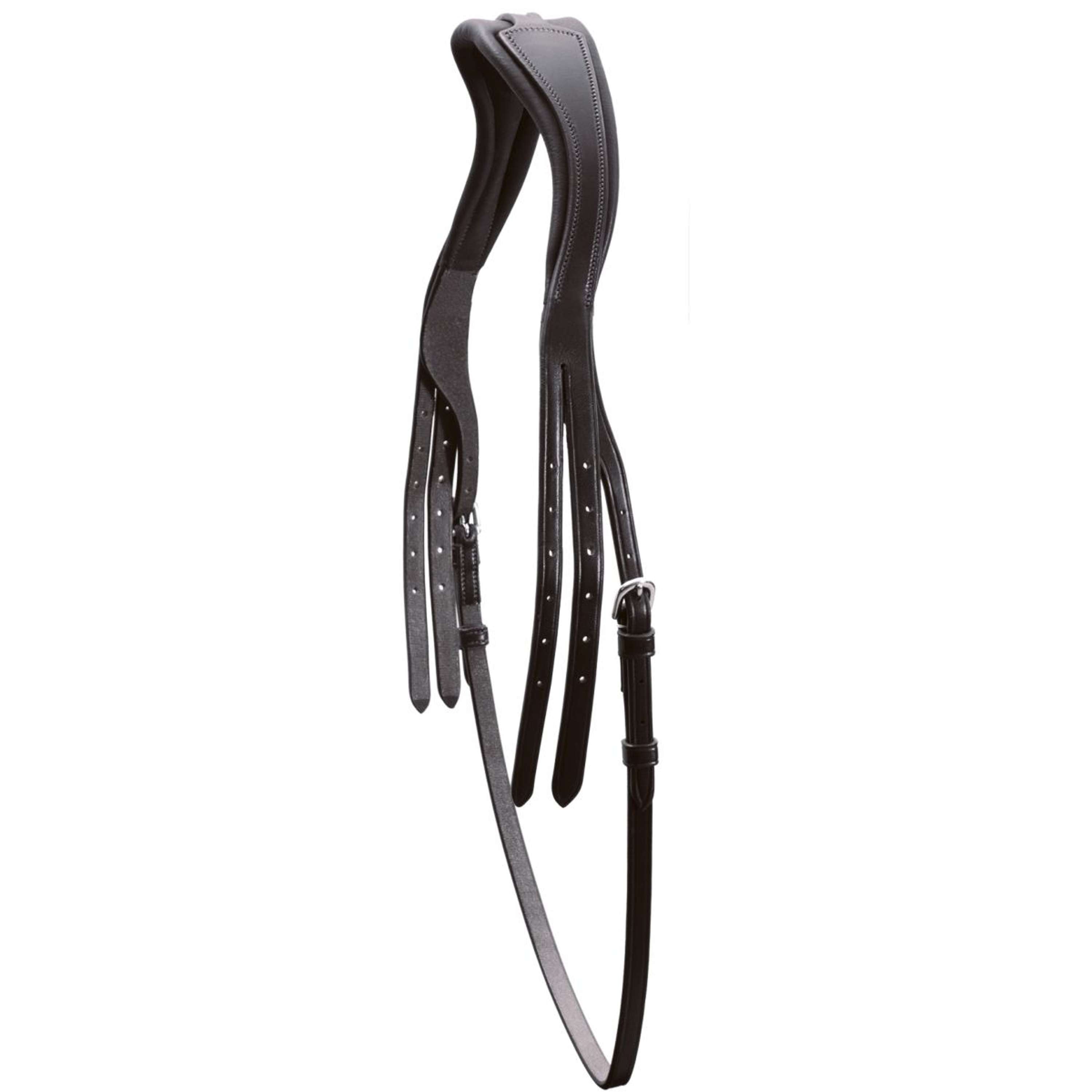 Schockemöhle Pièce de Tête Select avec Sous-Gorge Noir/Argent