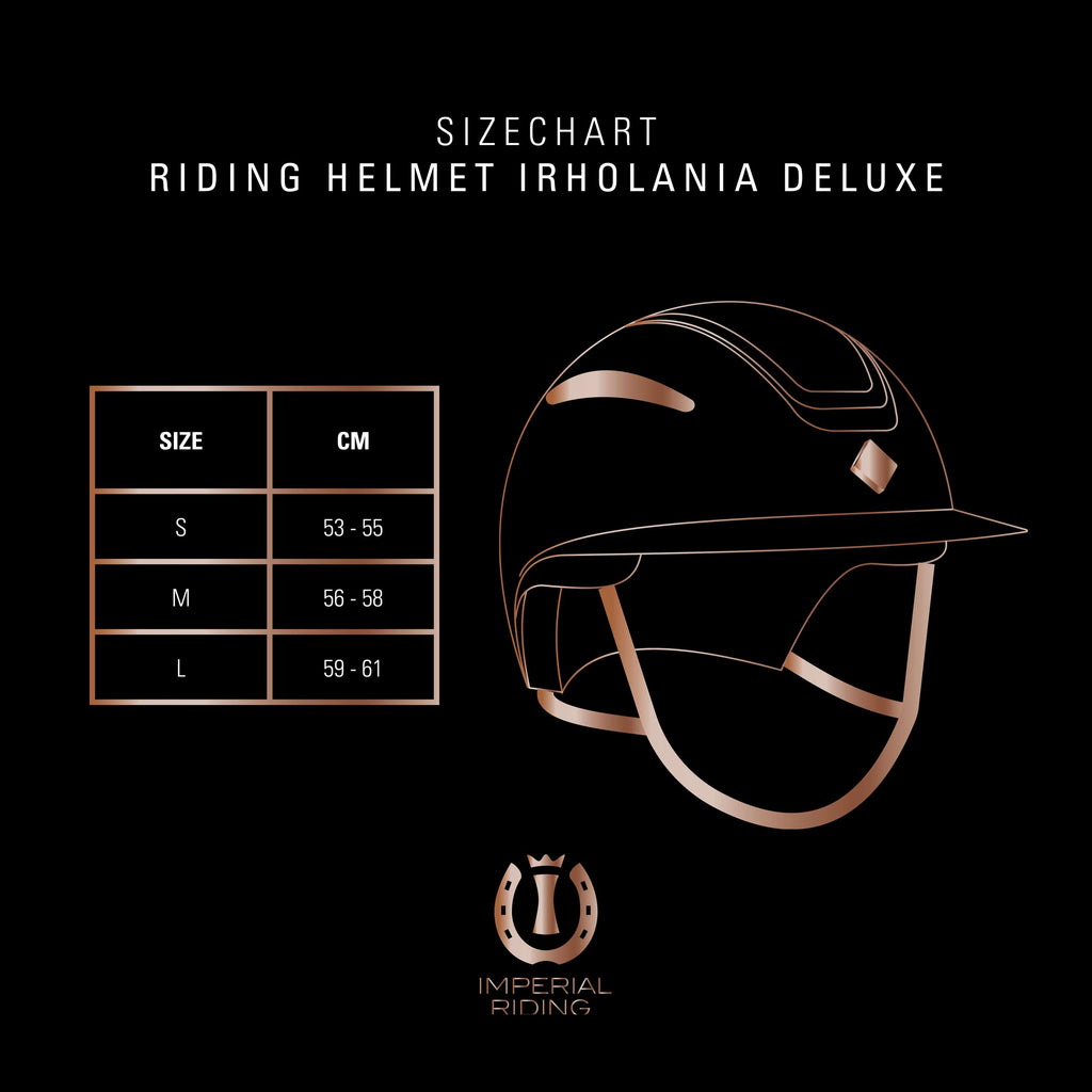 Imperial Riding Bombe IRHOlania Deluxe Big Visor Gris