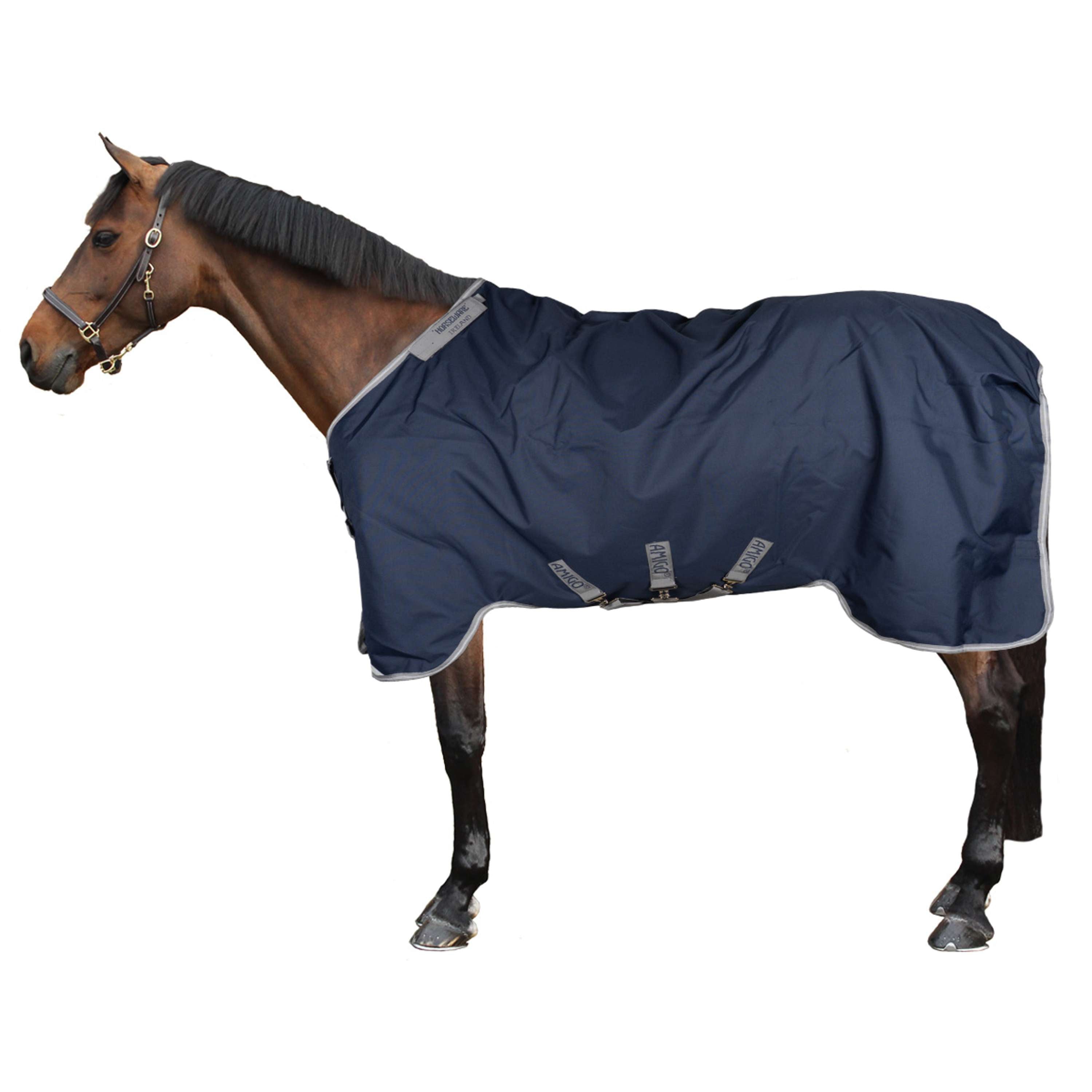 Amigo Turnout Rug FieldSafe Plus 1200D 50g Navy/Titanium Grey/Silver