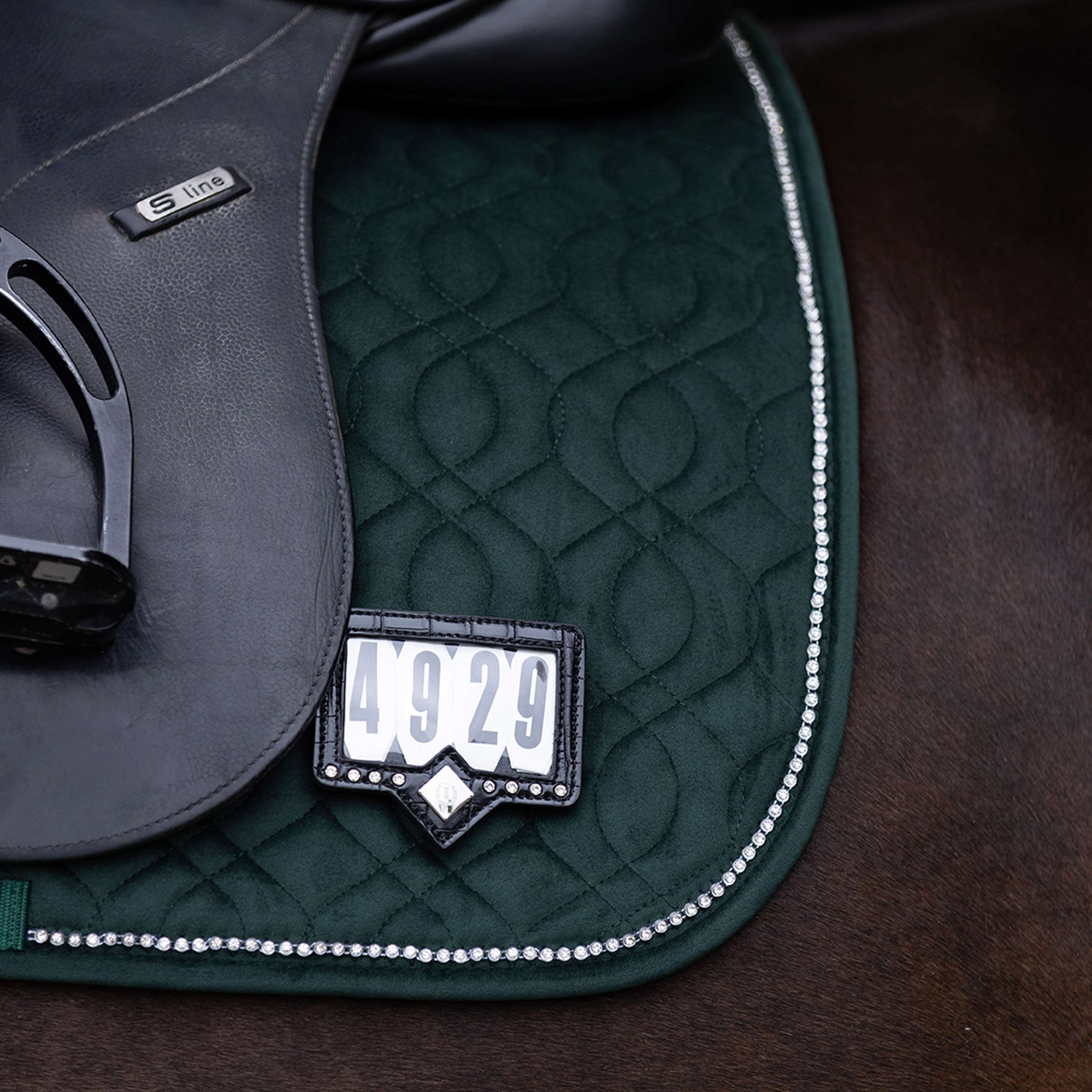 Imperial Riding Numéros de Concours IRHShow and Glow Black/Black Croco