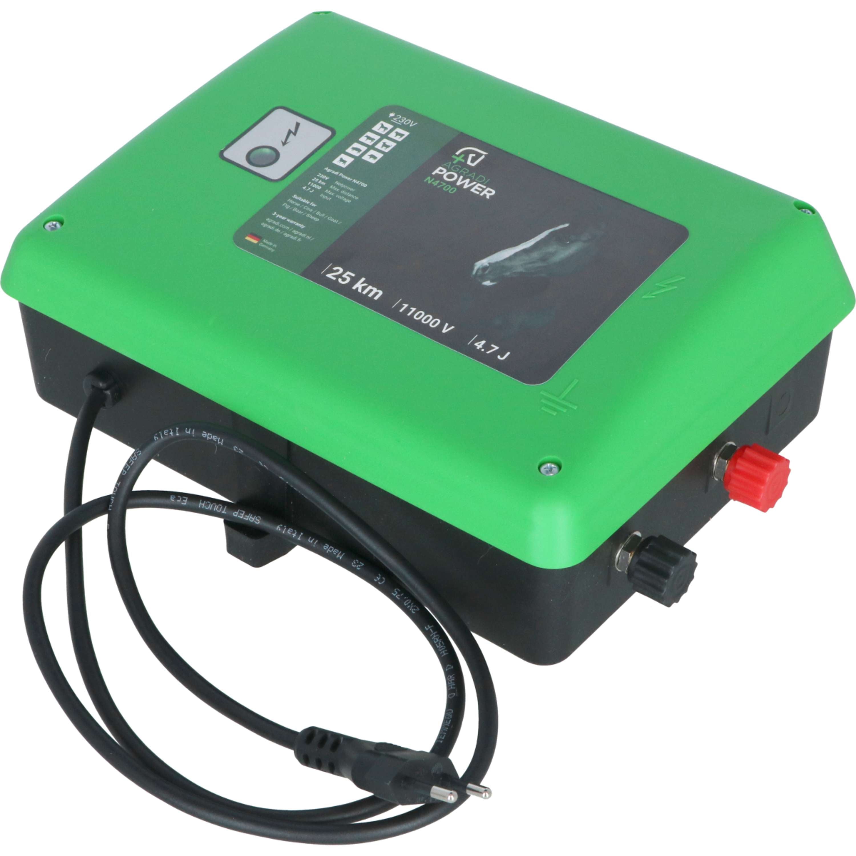 Agradi Power N4700 Électrificateur 4,7 Joule 230V