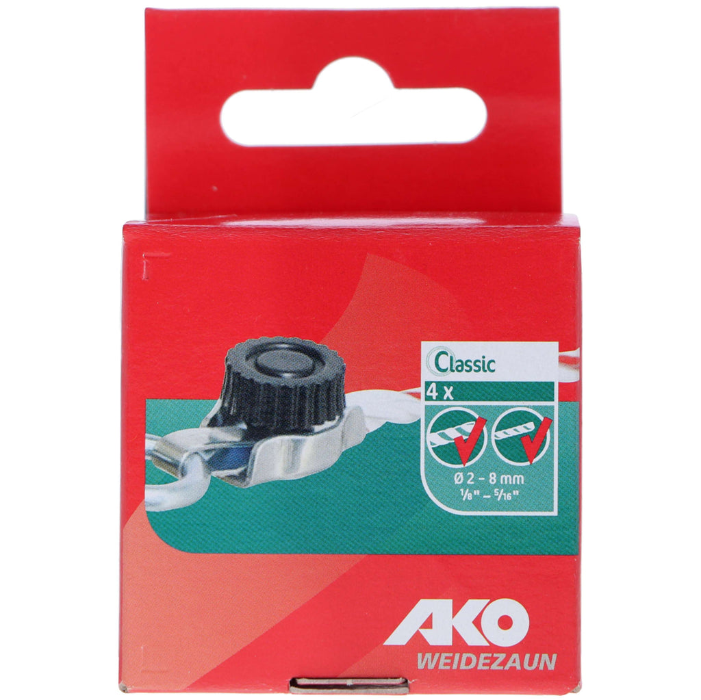 Ako Connecteur Rapide Filet/Corde 4 Pièces