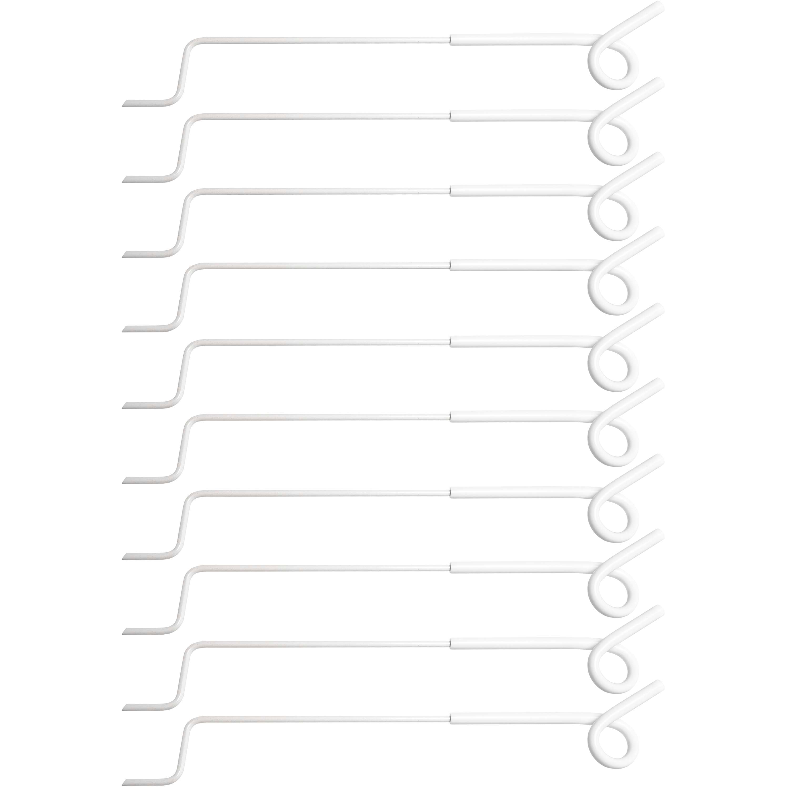 Ako Isolateur à Distance Boucle 10 Pièces Blanc