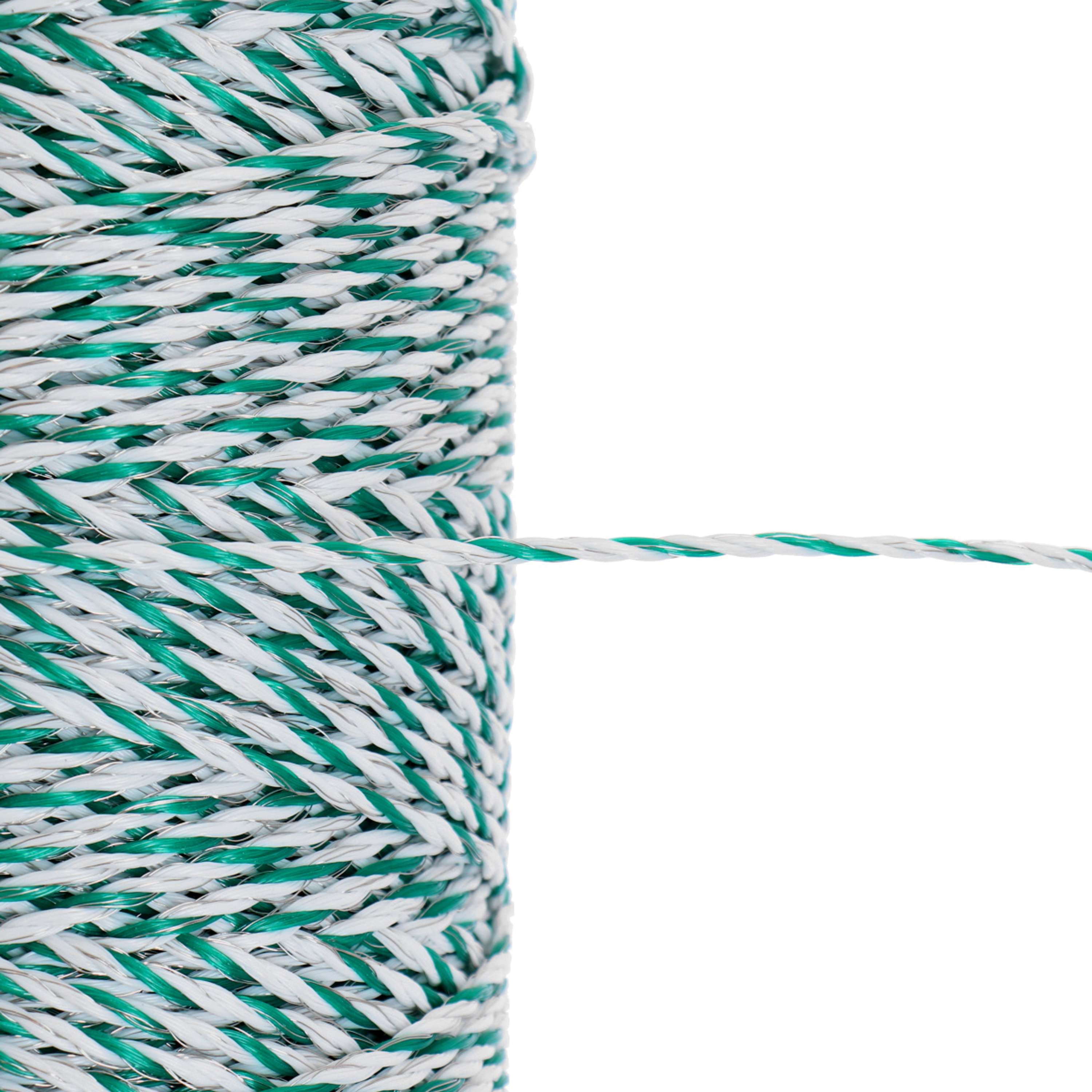 Ako Fil de Clôture PremiumLine Blanc/Vert