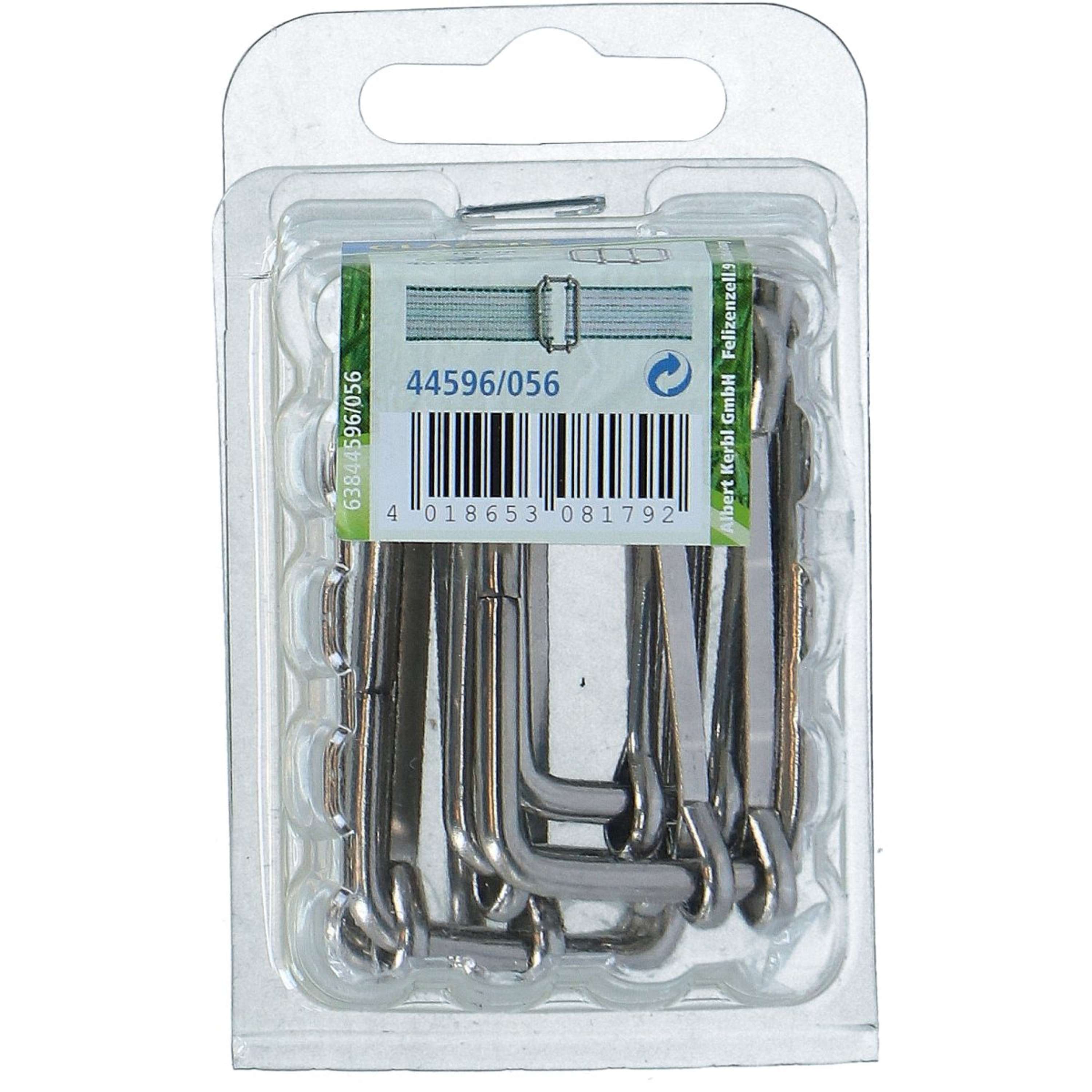 Agradi Power Agrafe de Raccordement Ruban Acier Inoxydable 10 Pièces
