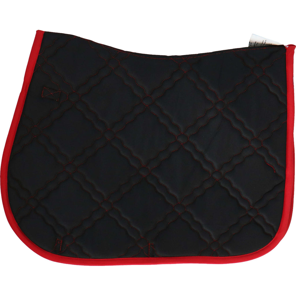 HKM Tapis de Selle Bologna Polyvalent Rouge