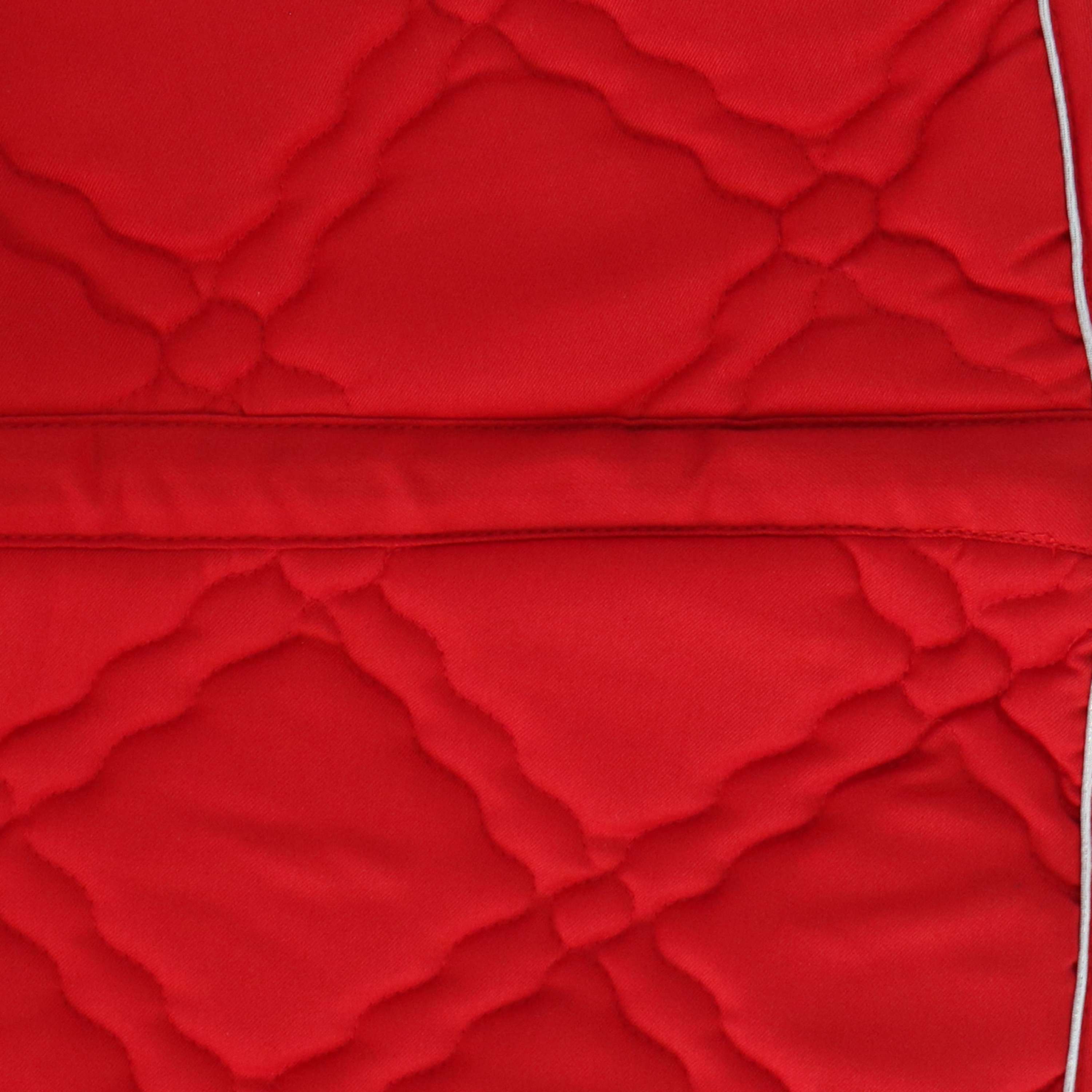 HKM Tapis de Selle Bologna Polyvalent Rouge