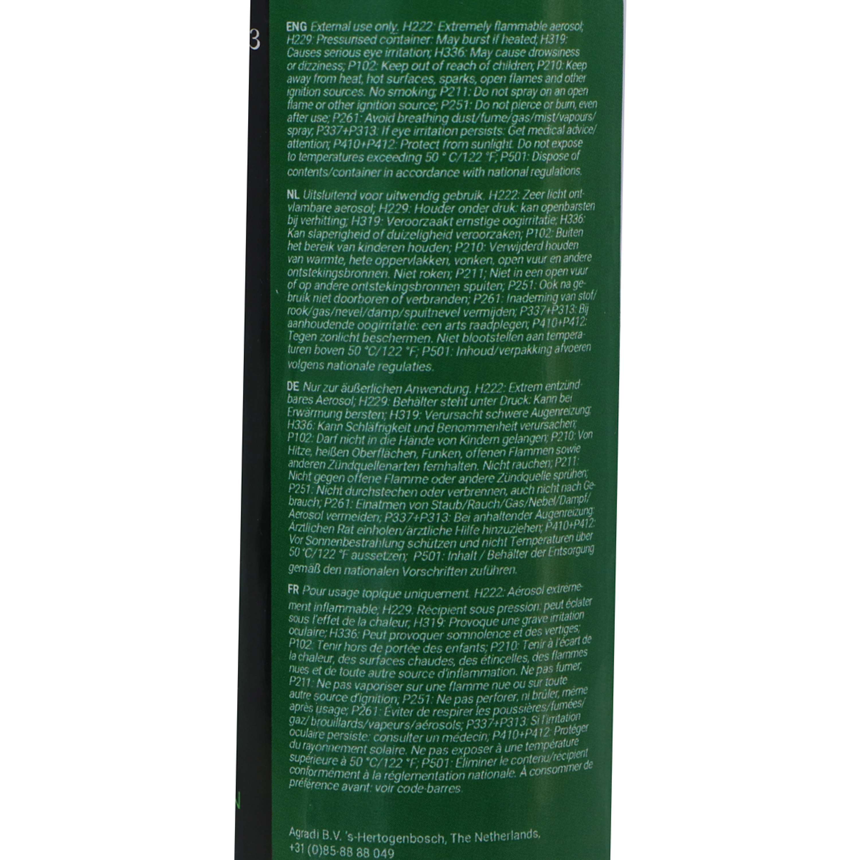 Agradi Horse spray Alumimium pour tous les animaux
