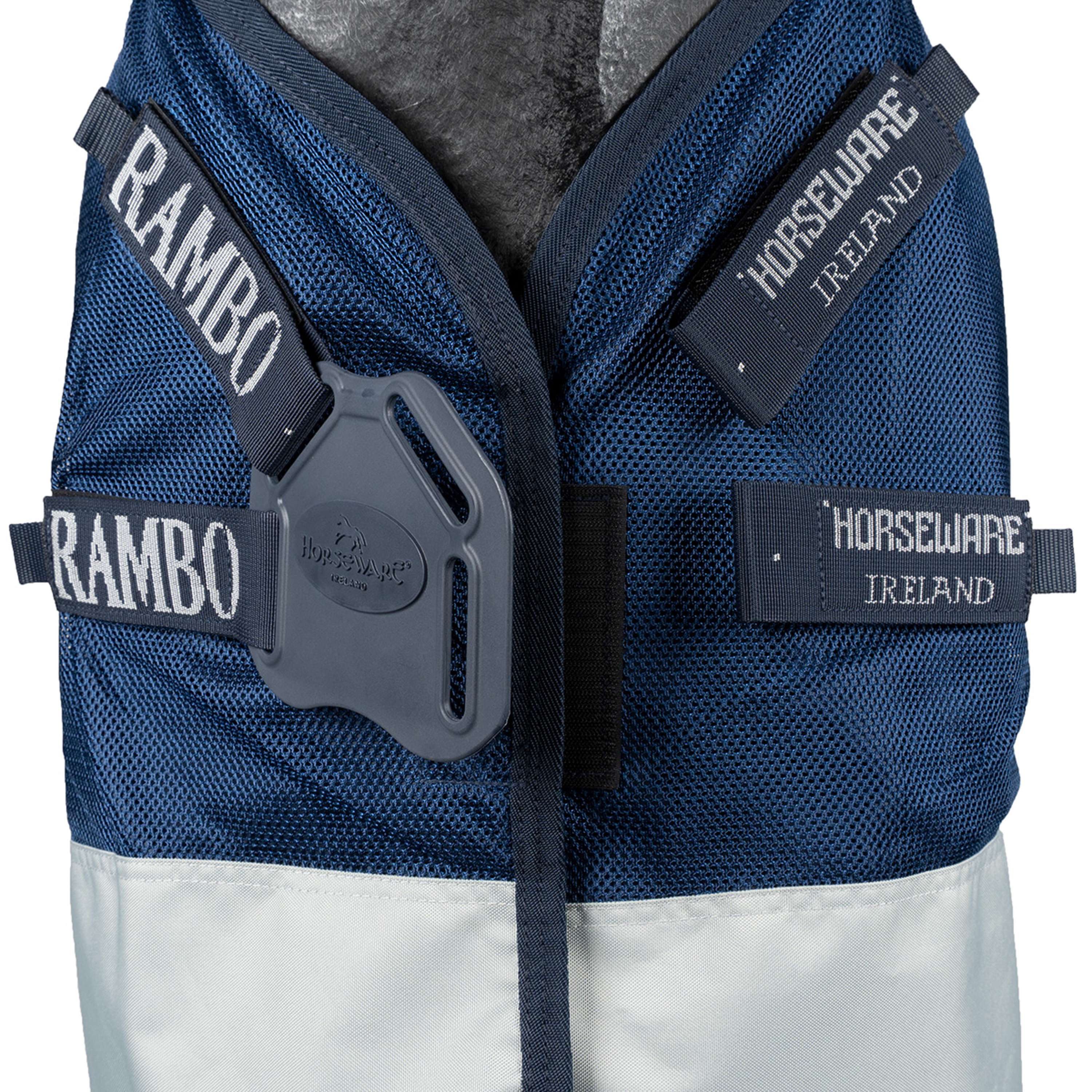 Rambo Chemise Turnout 0g Summer Series Marine/Gris