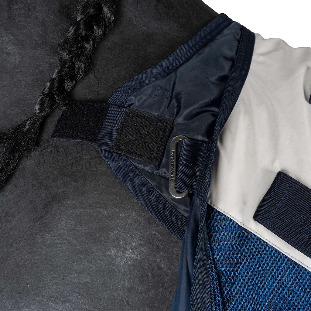 Rambo Chemise Turnout 0g Summer Series Marine/Gris