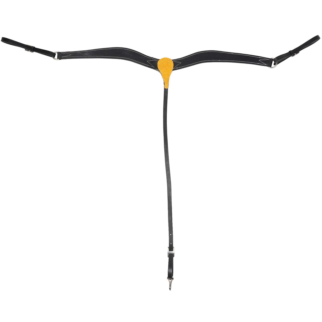Westride Collier de Chasse Western Cousu Noir