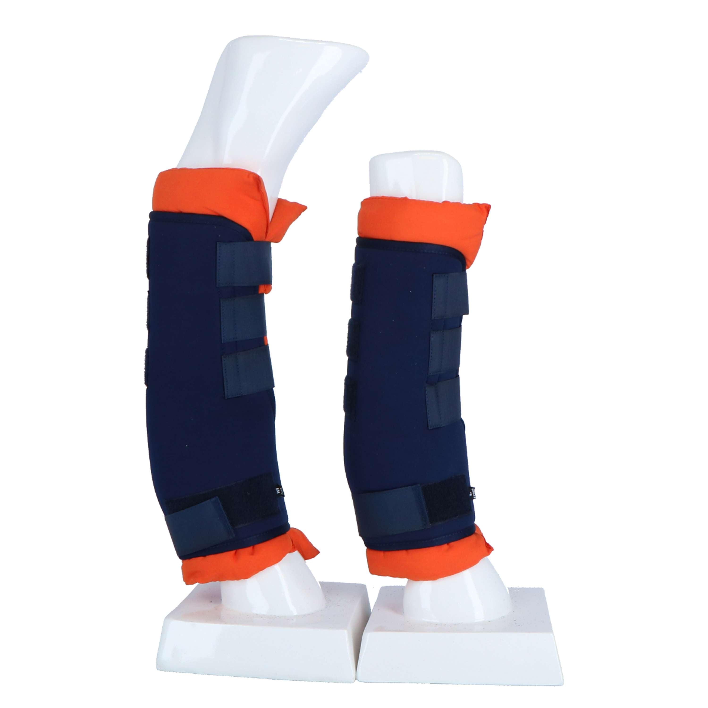 HORKA Guêtres de Transport/Écurie Bleu/Orange