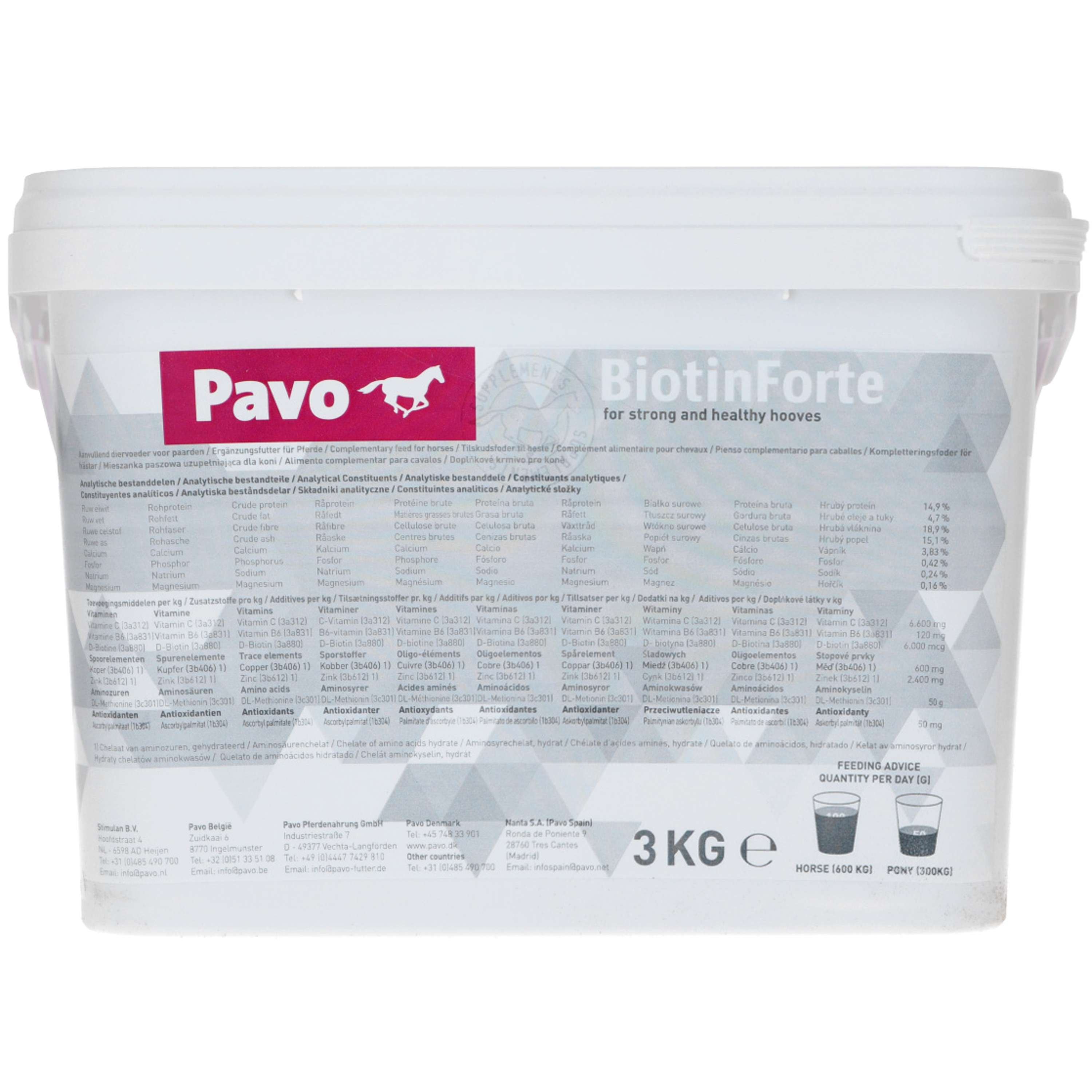 Pavo Biotinforte Seau