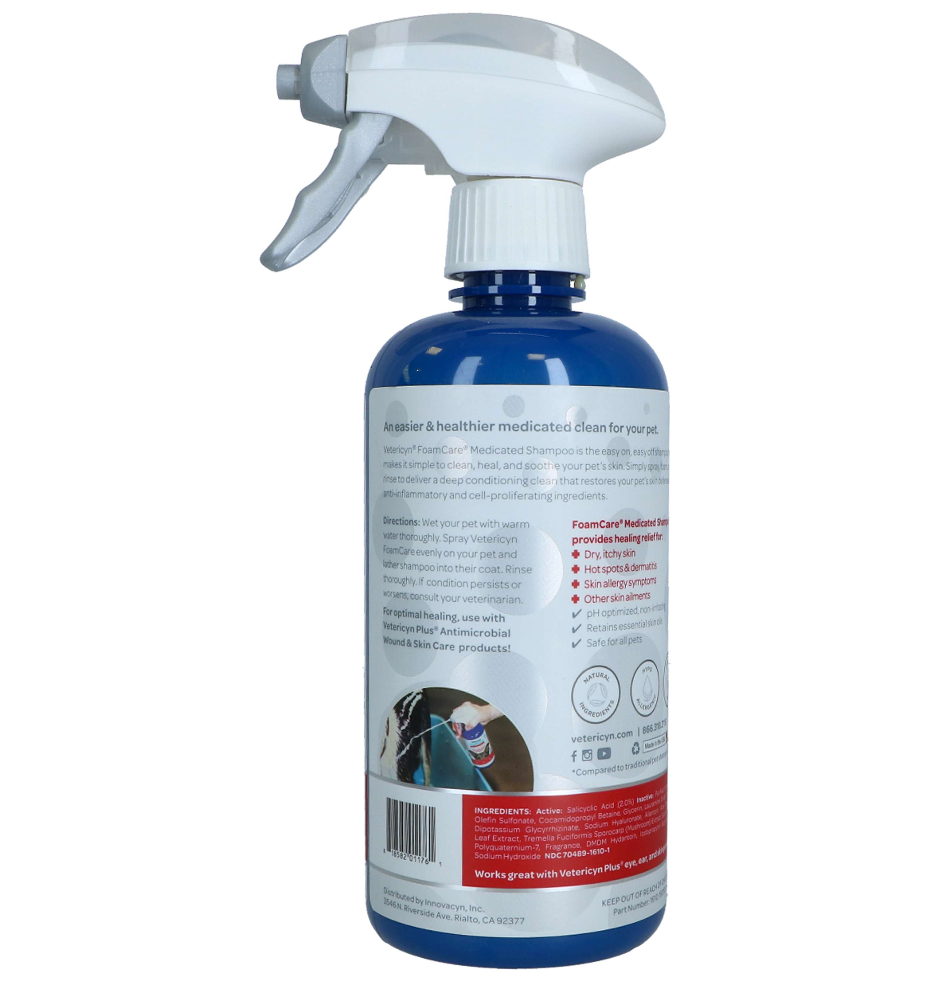 Vetericyn Foamcare Pet Shampoo Medicated