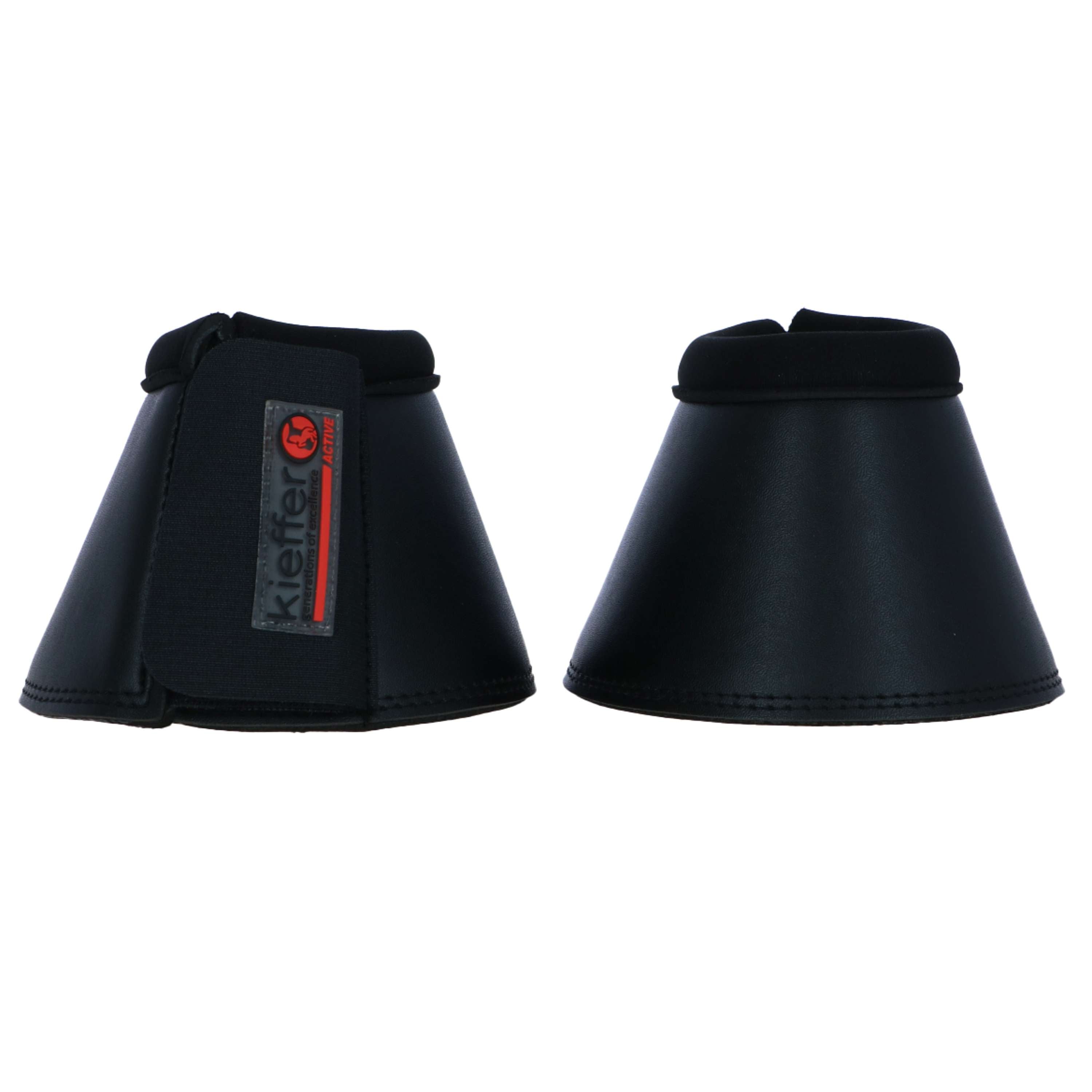 Kieffer Cloches d'Obstacles avec Fermeture Velcro Noir