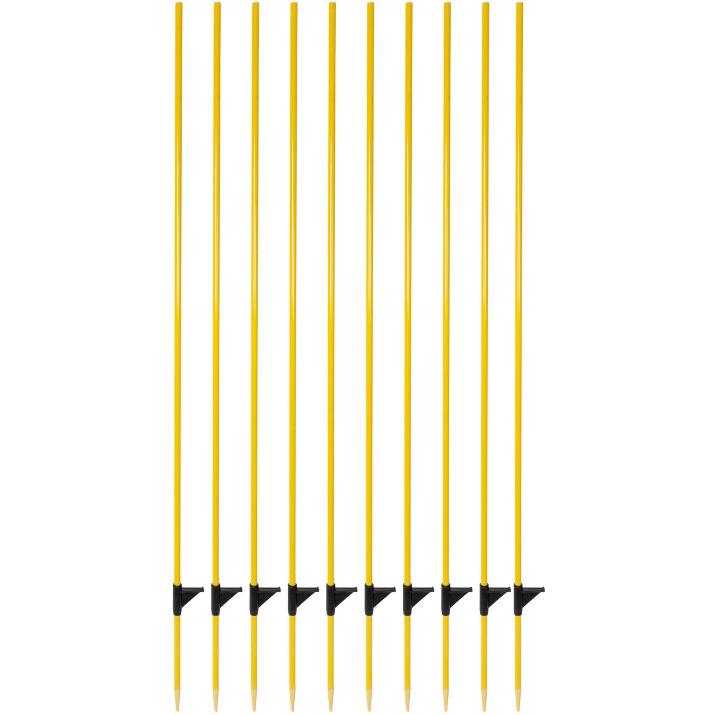 Agradi Power Piquet fibre de verre 10 Pièces Jaune