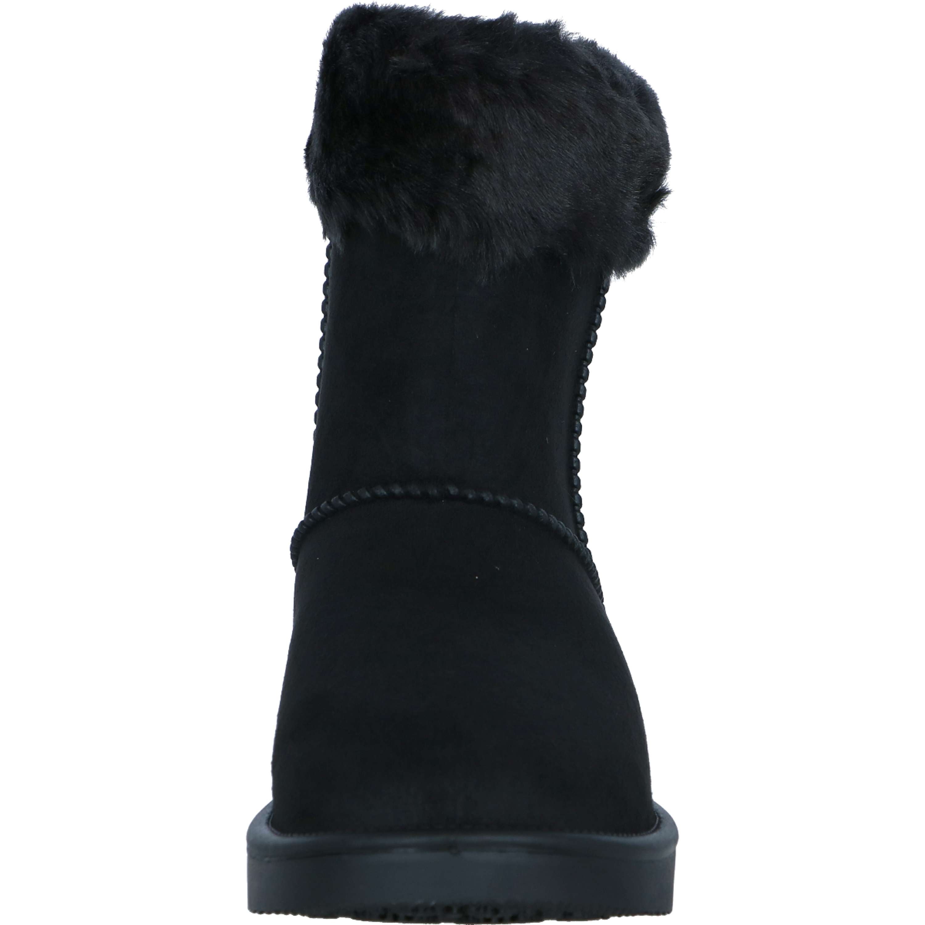 Lauria Garrelli Bottes Allweather Davos Fourrure Noir