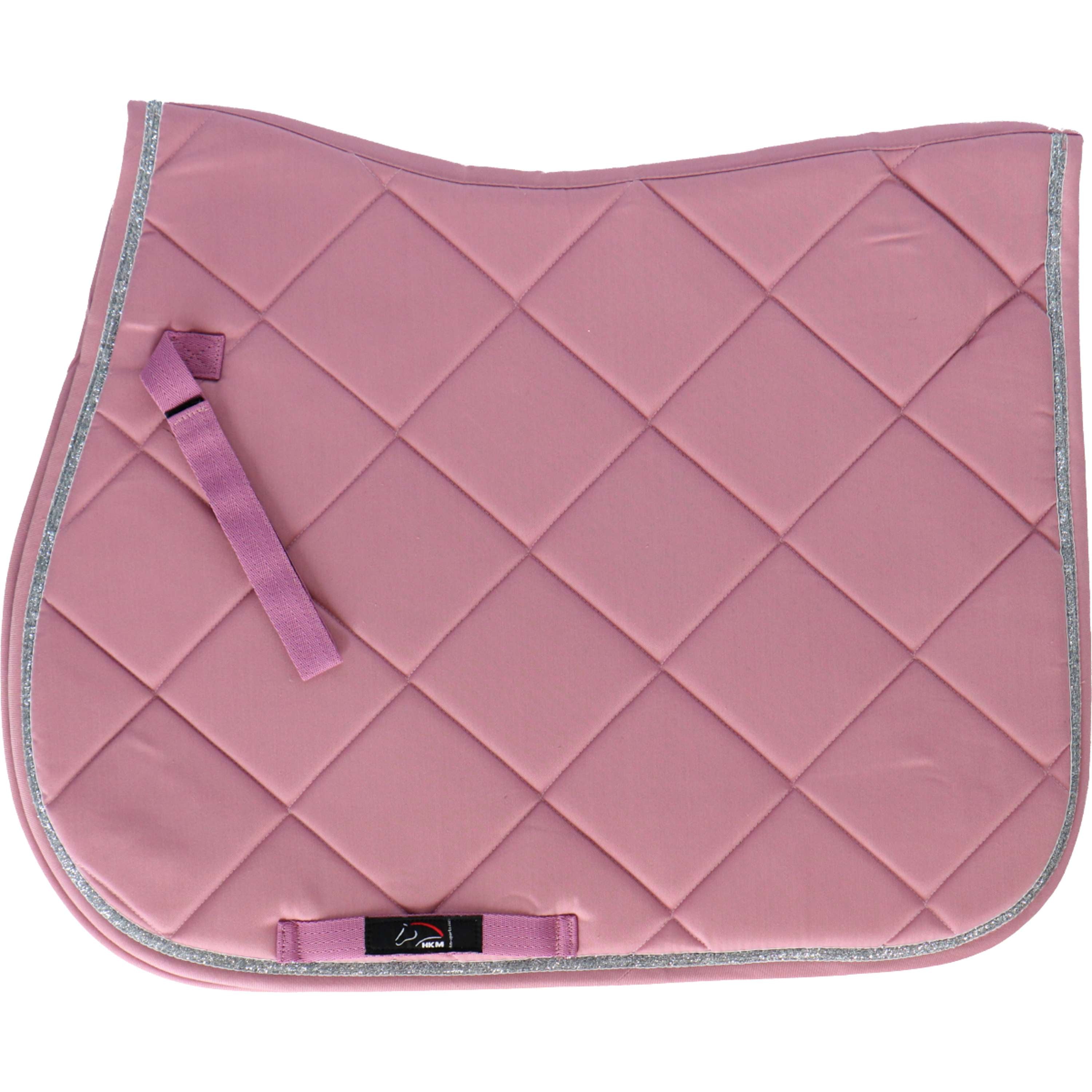 HKM Tapis de Selle Romy Polyvalence Rose clair