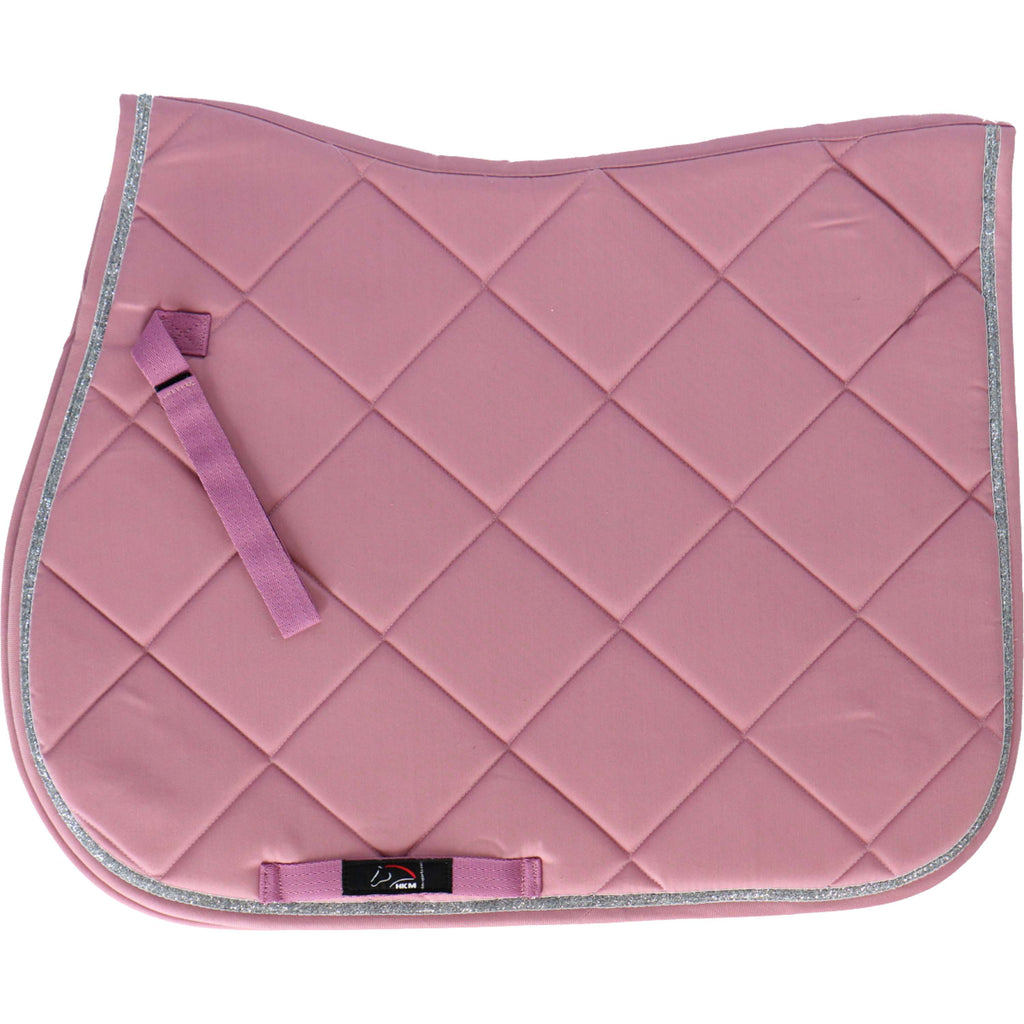HKM Tapis de Selle Romy Polyvalence Rose clair