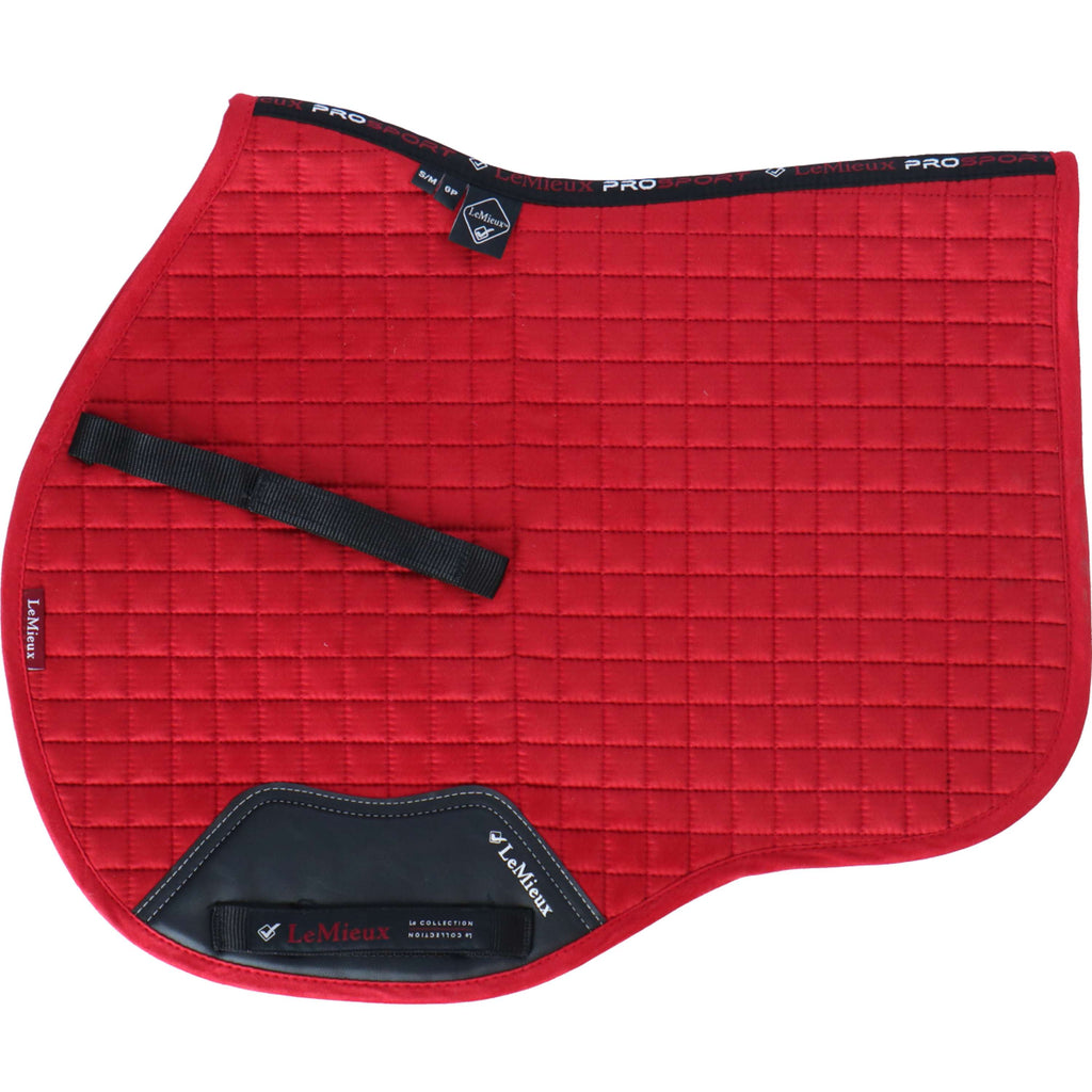 LeMieux Tapis de Selle Luxury Square Polyvalent Chilli Red