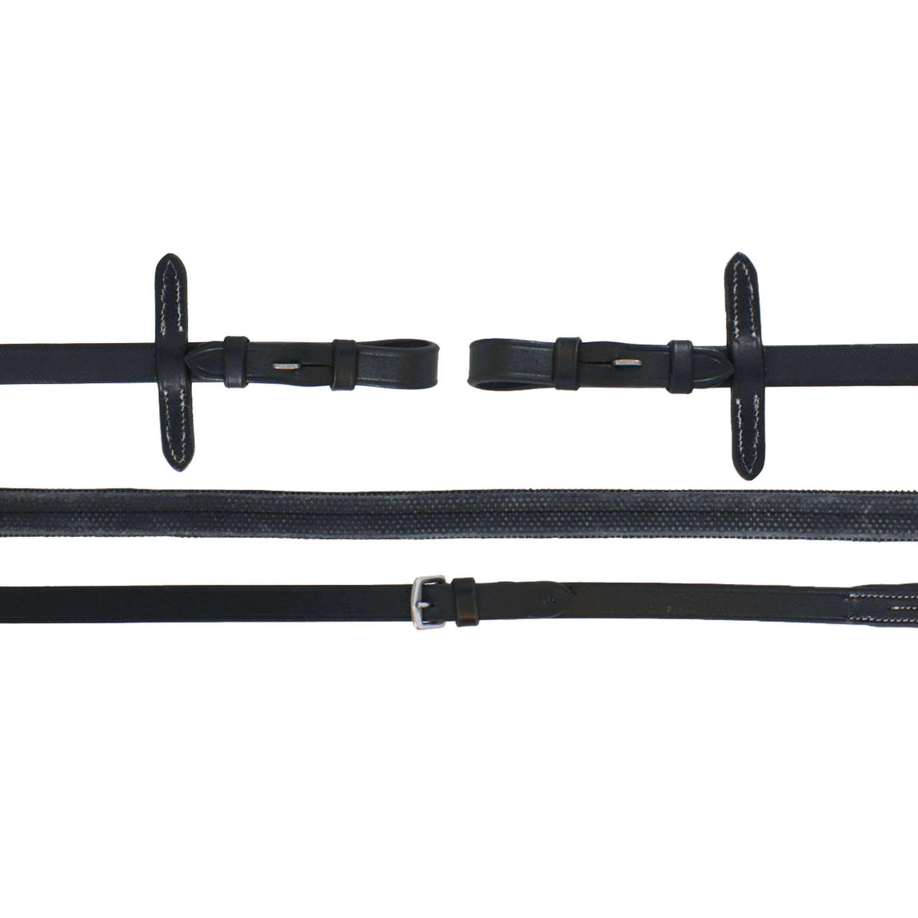 Norton Rênes Pro Caoutchouc 16mm Noir/Blanc