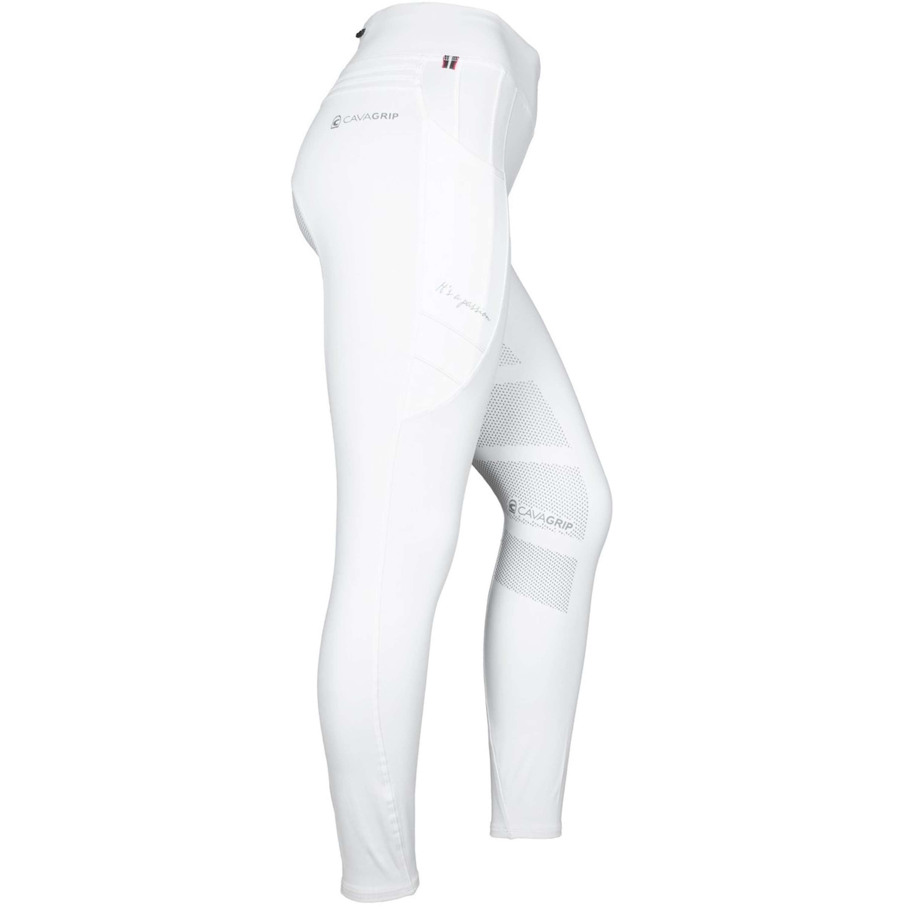 Cavallo Legging d'Équitation CavalLin GRIP RL Full Grip Blanc