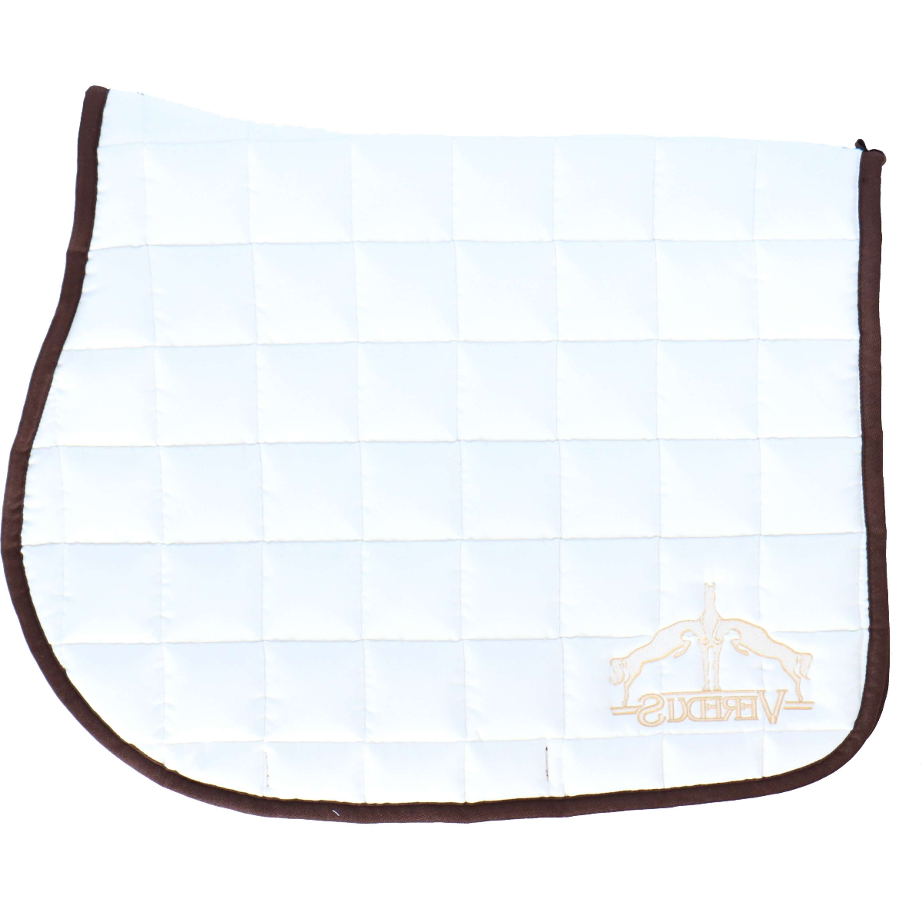 Veredus Tapis de Selle Microfiber de Saut Marron