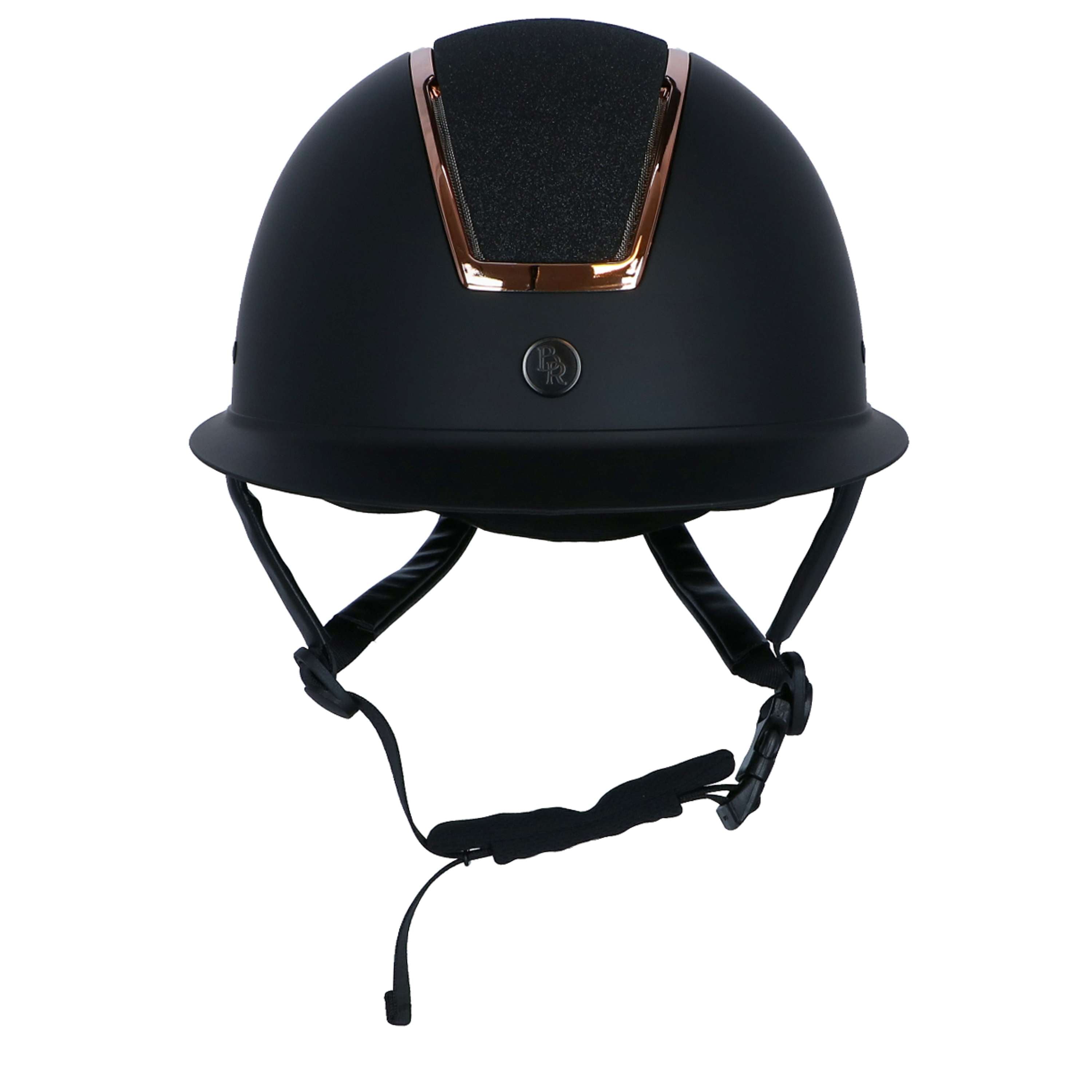 BR Bombe d’Équitation Omega Painted Glitter noir/Rose