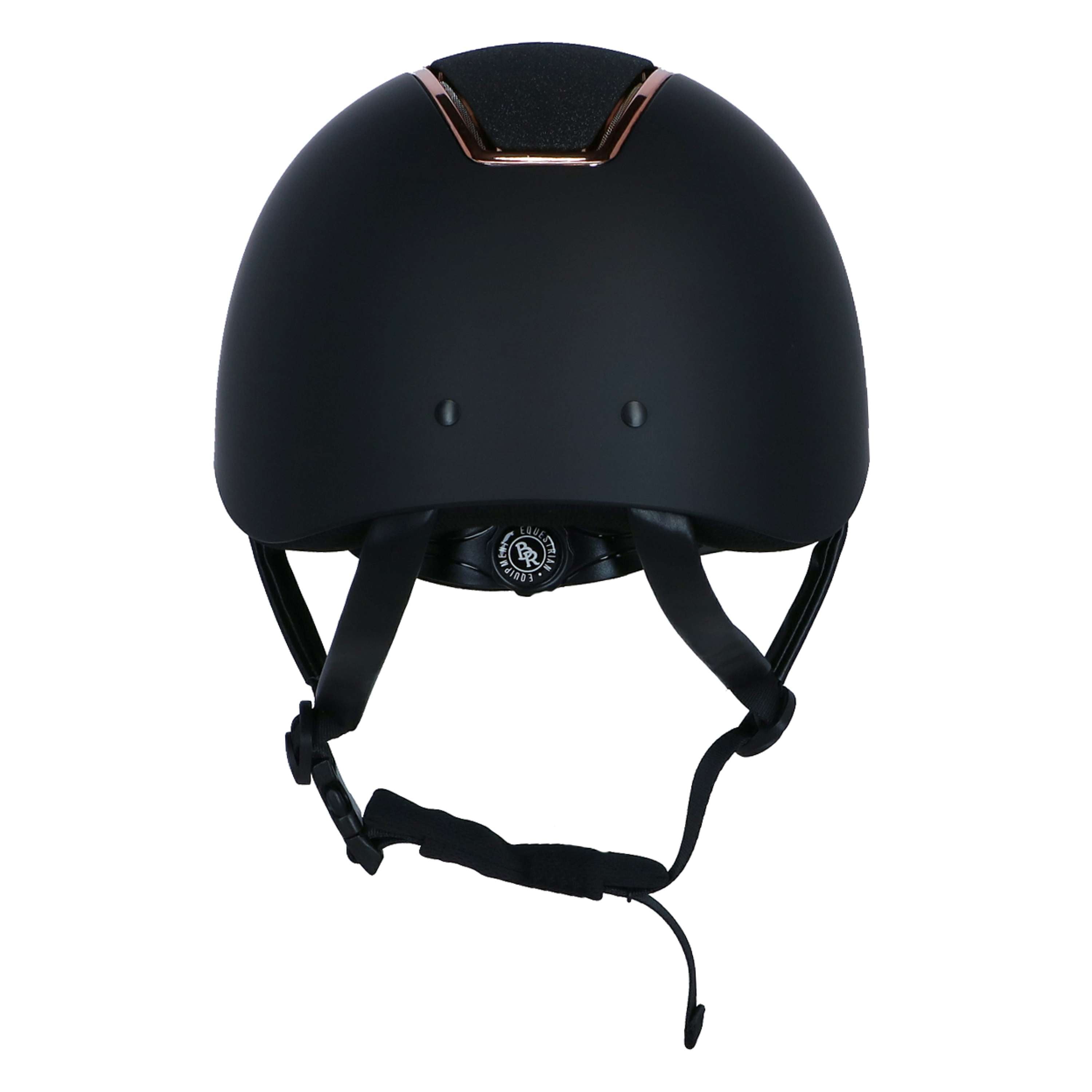BR Bombe d’Équitation Omega Painted Glitter noir/Rose
