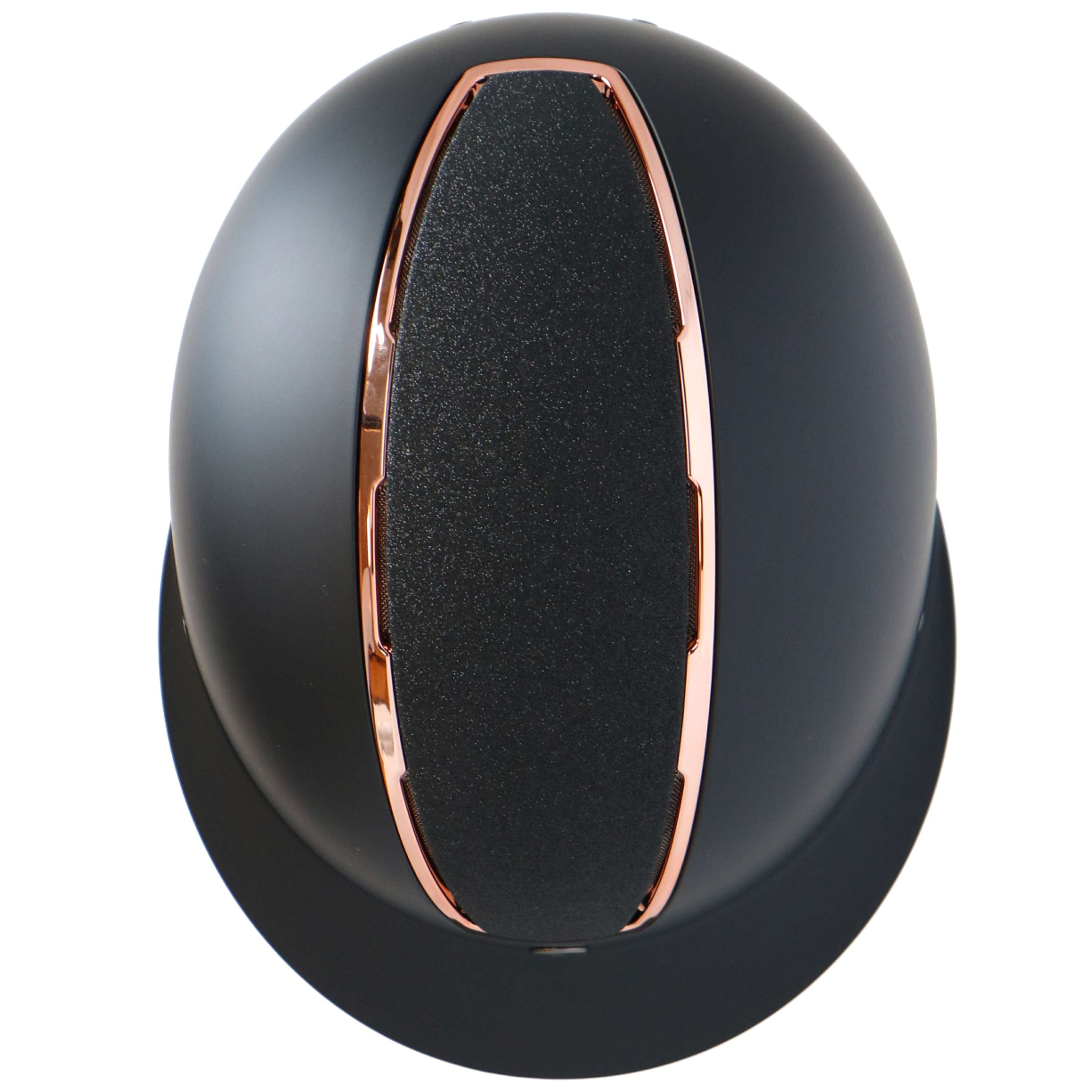 BR Bombe d’Équitation Omega Painted Glitter noir/Rose