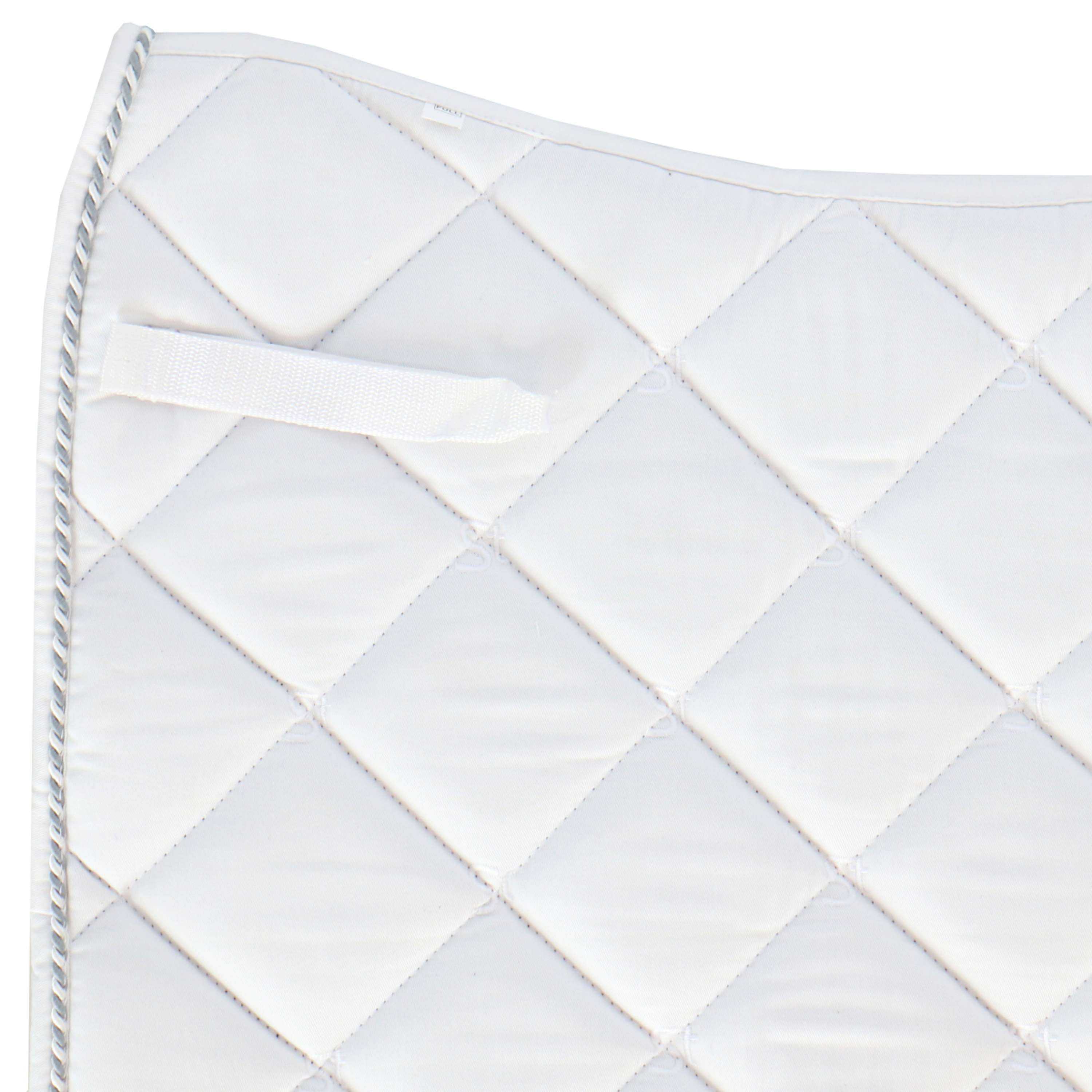 HB Tapis de Selle Crown Dressuur Blanc