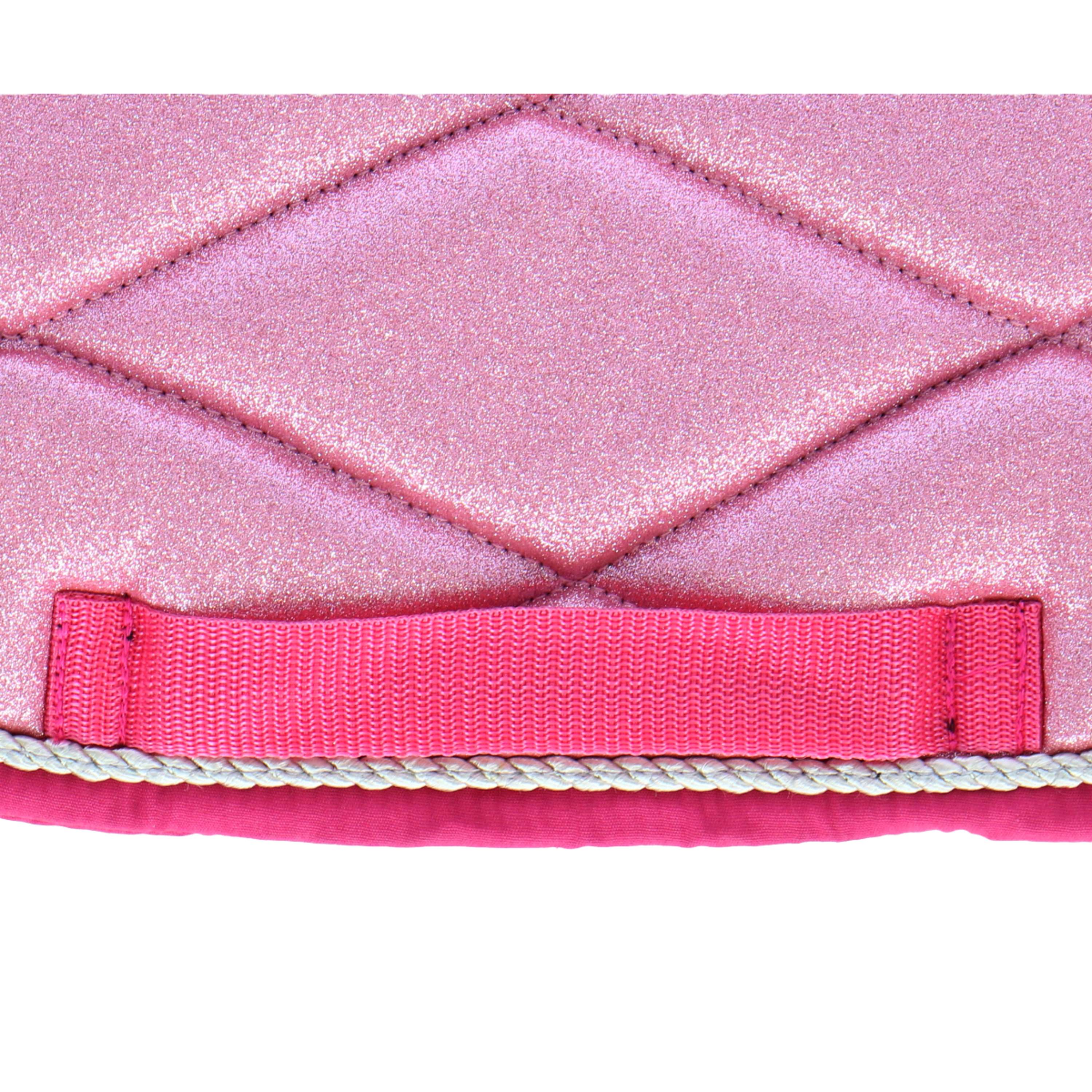 HB Tapis de Selle Sparkling Glitter Shetland Rose