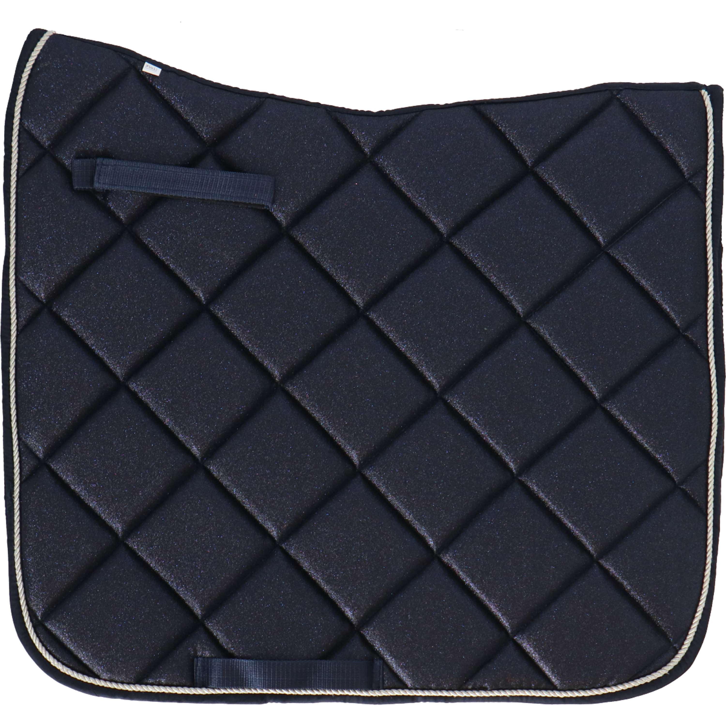 HB Tapis de Selle Sparkling Glitter Dressage Marin