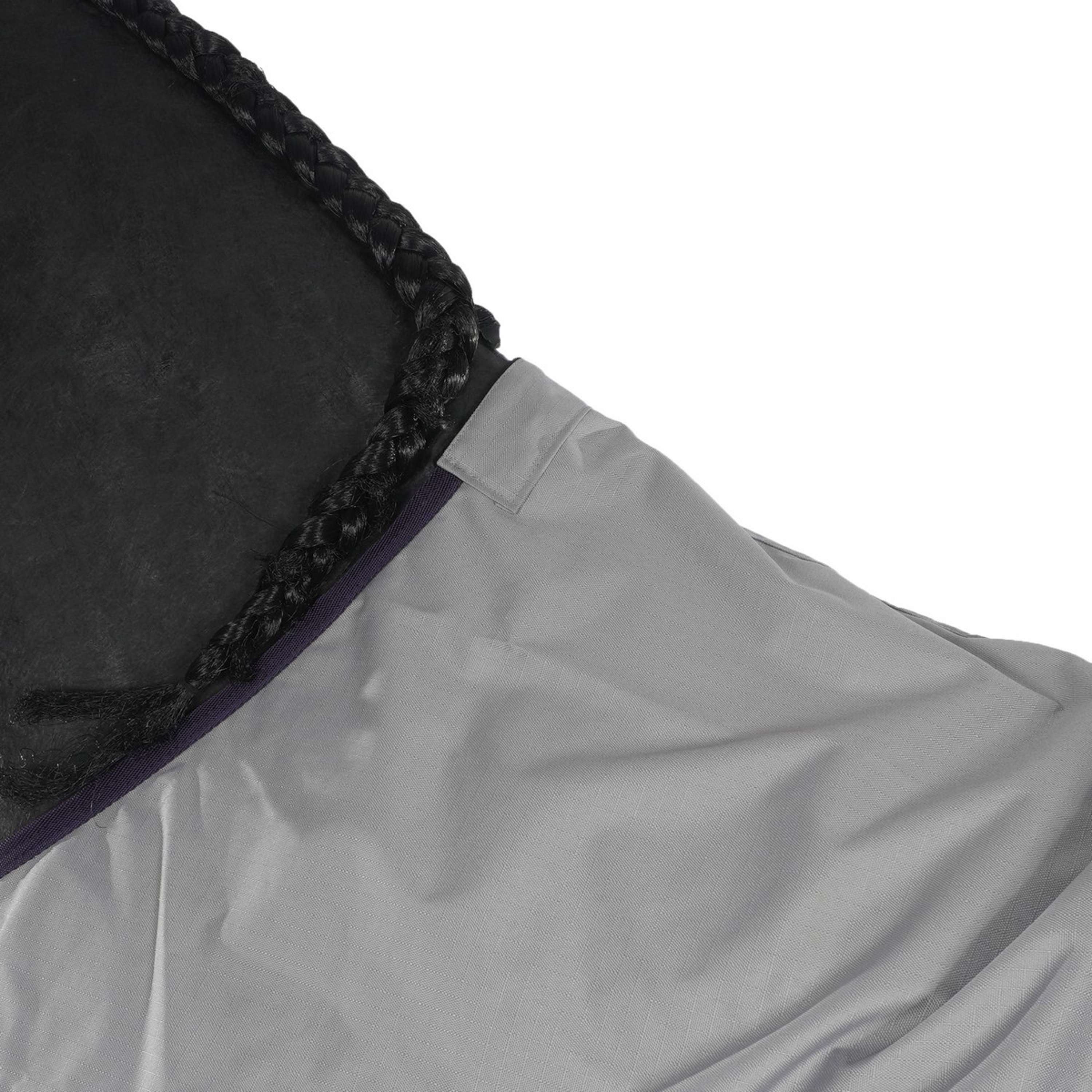 HKM Couverture Anti-Mouches Rain Bleu Foncé/Gris