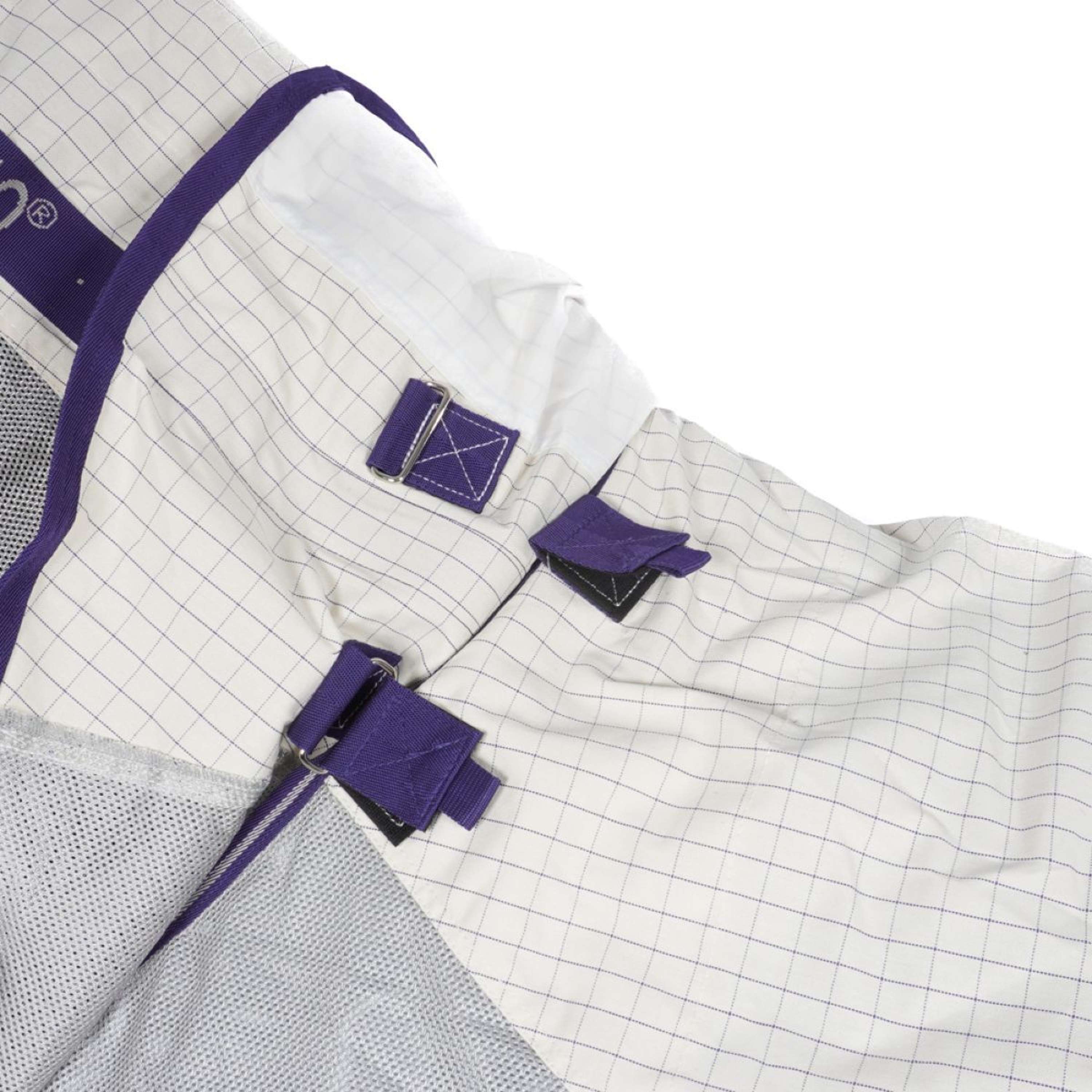Amigo Couverture d'Été Airflow Navy Check/Atlantic Blue