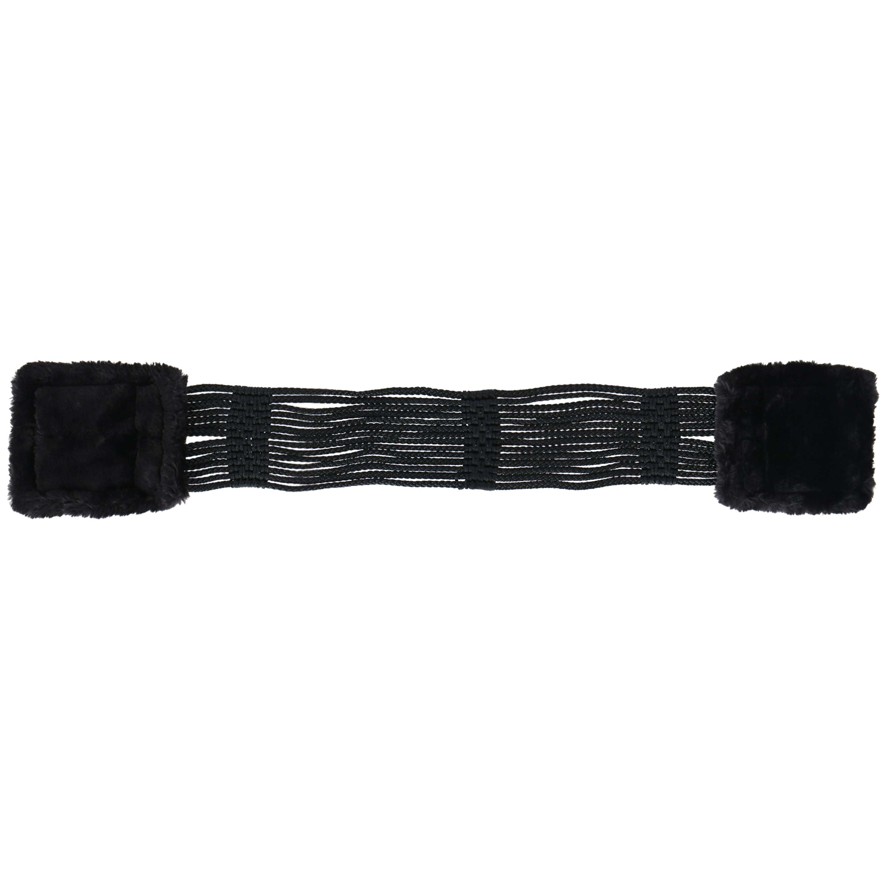 Stübben Sangle de Cordon avec Boucles en Acier Inoxydable Rembourrées Noir