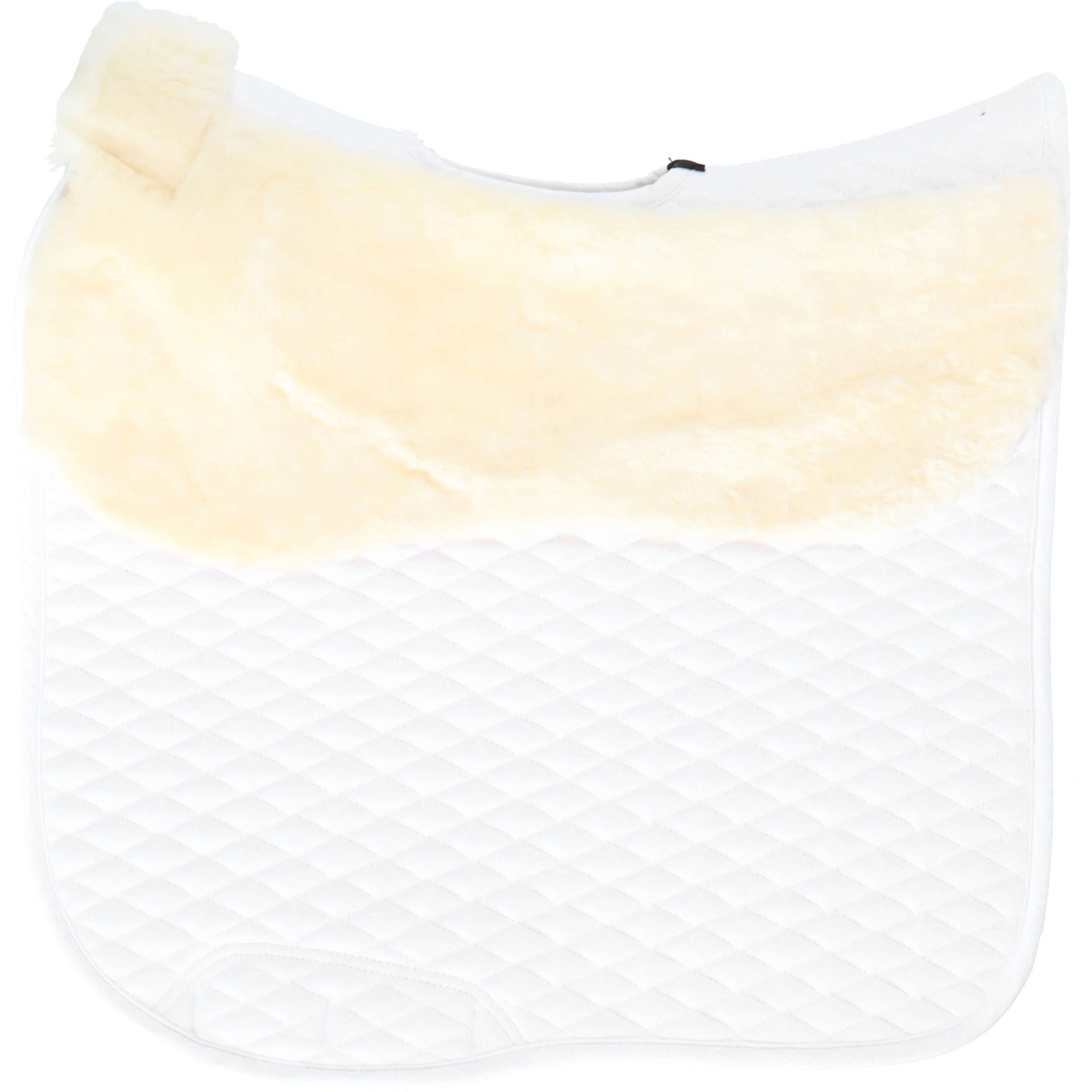 Stübben Tapis de Selle Streamline Dressage Peau dÁgneau Blanc