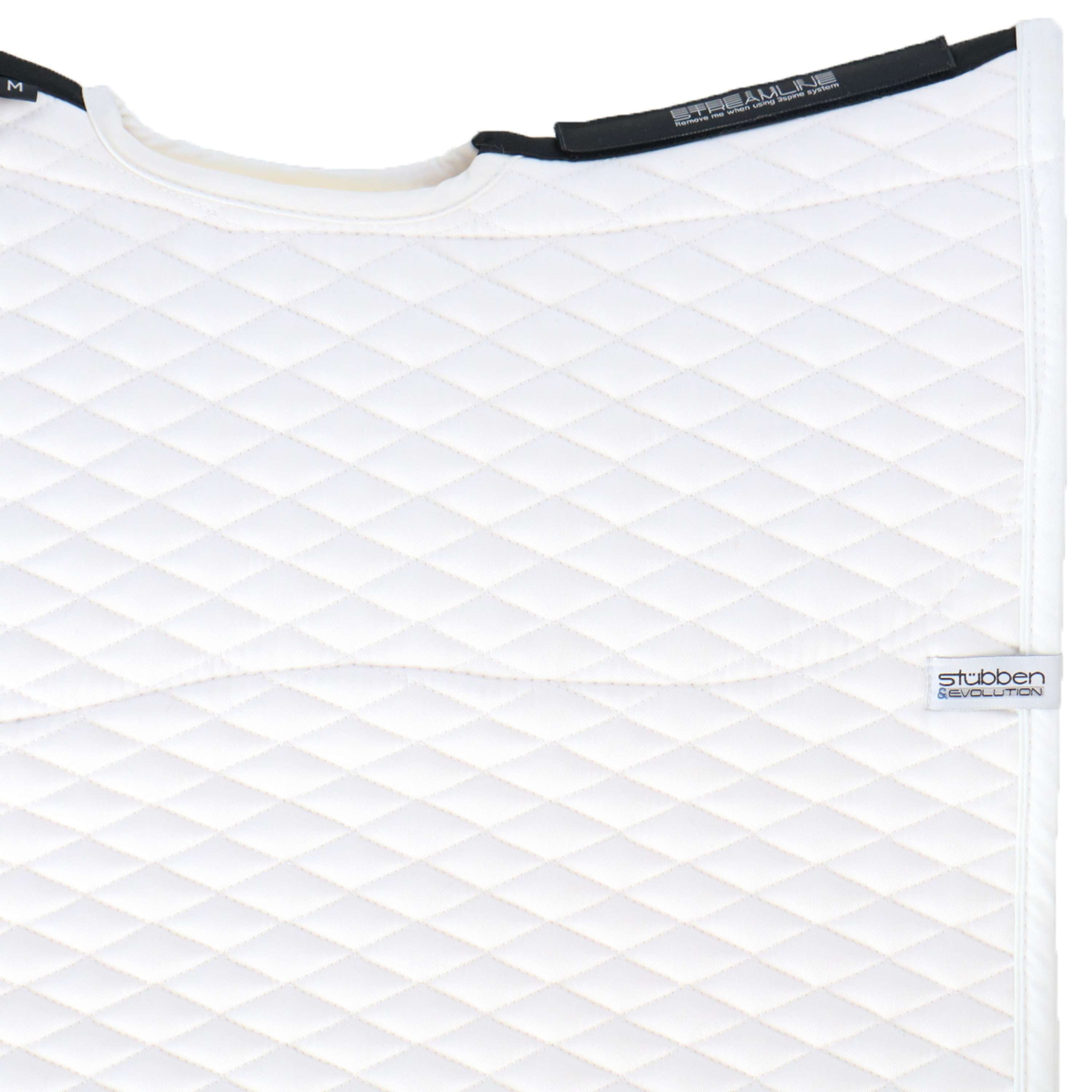 Stübben Tapis de Selle Streamline Dressage Peau dÁgneau Blanc