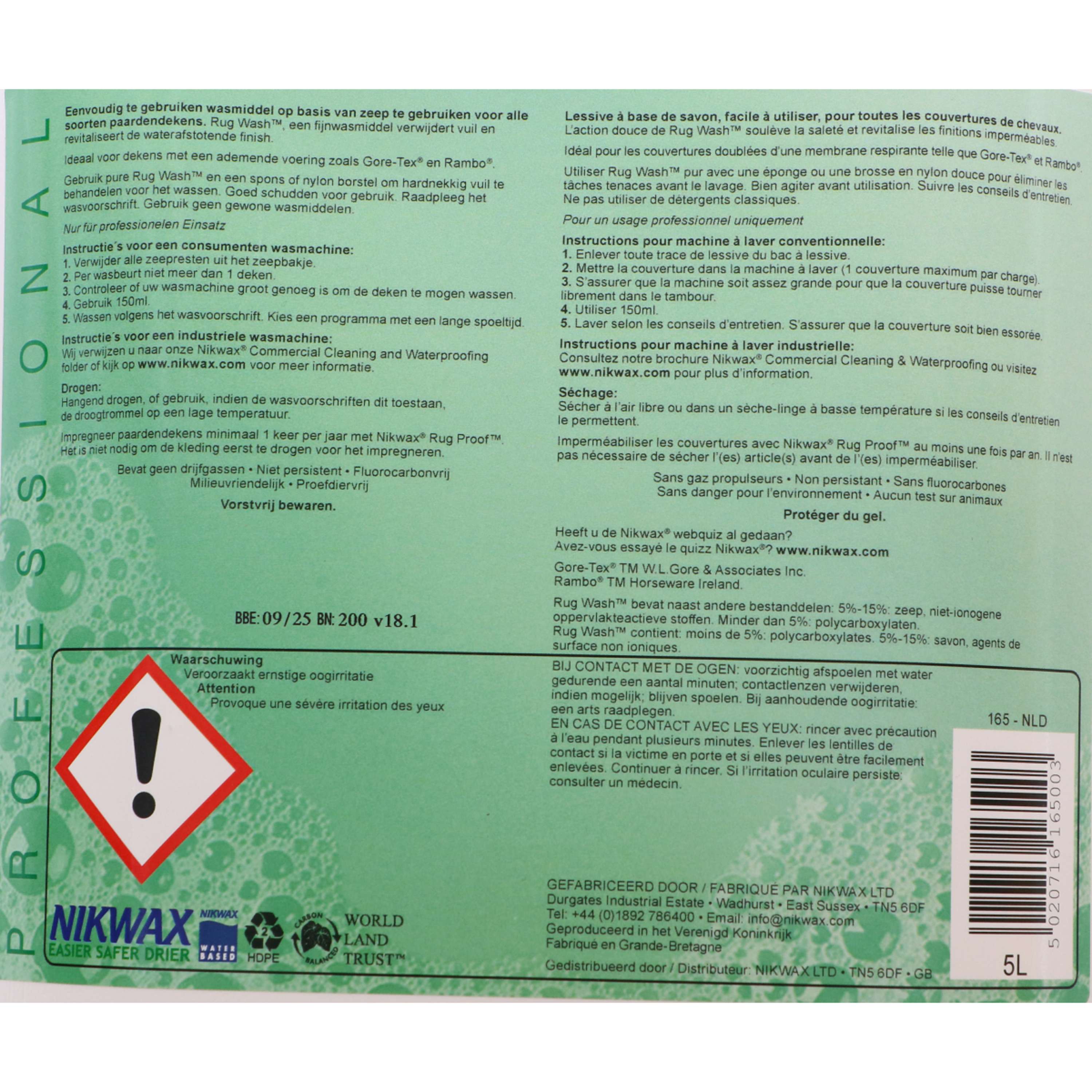 Nikwax Détergent Couvertures