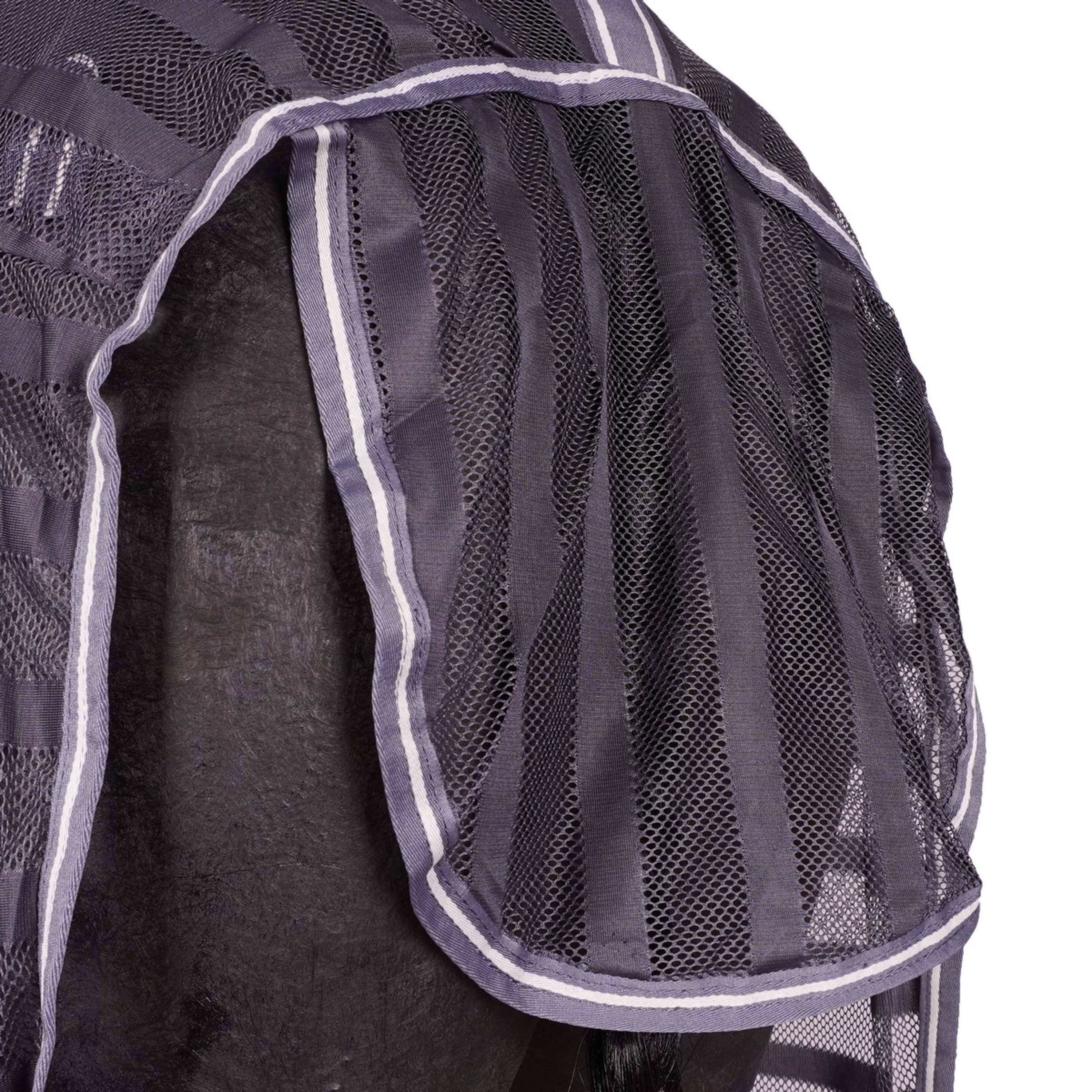 HKM Couverture Anti-Mouches Bleu Foncé/Gris