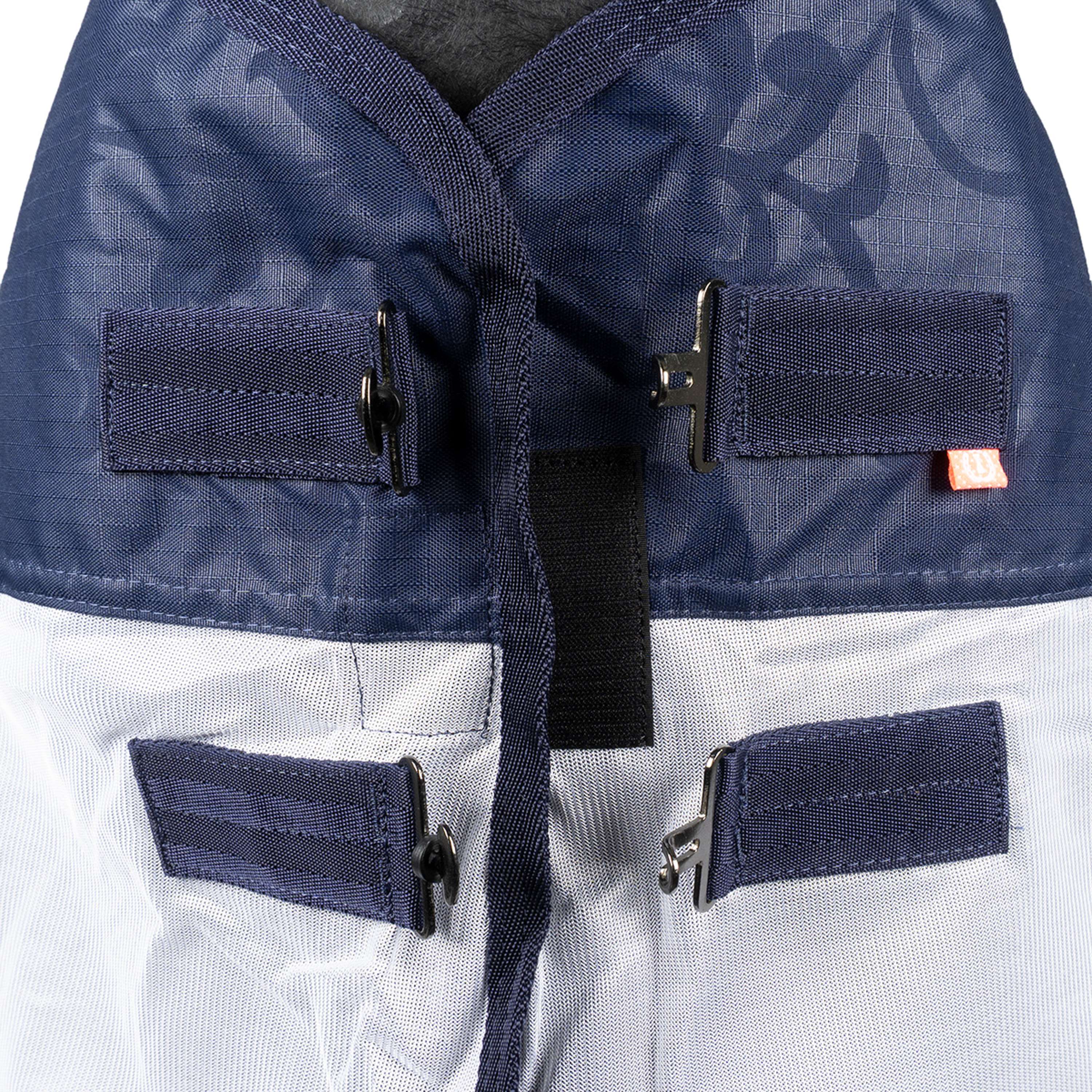 Imperial Riding Moustiquaire et Couverture de Protection Contre la Pluie IRHSuper-Dry Marin