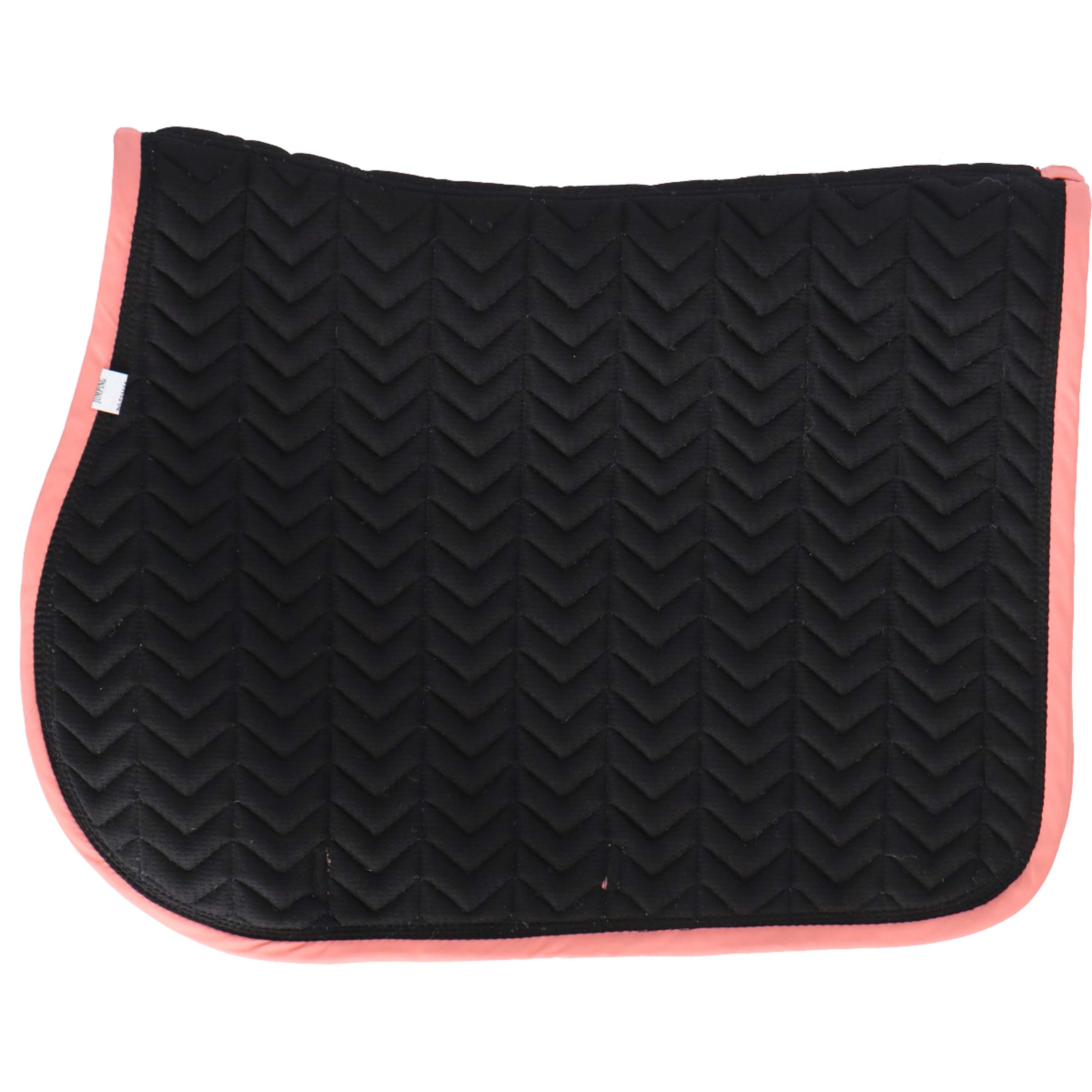 EQUITHÈME Tapis de Selle Softy Jumping Rose Saumon