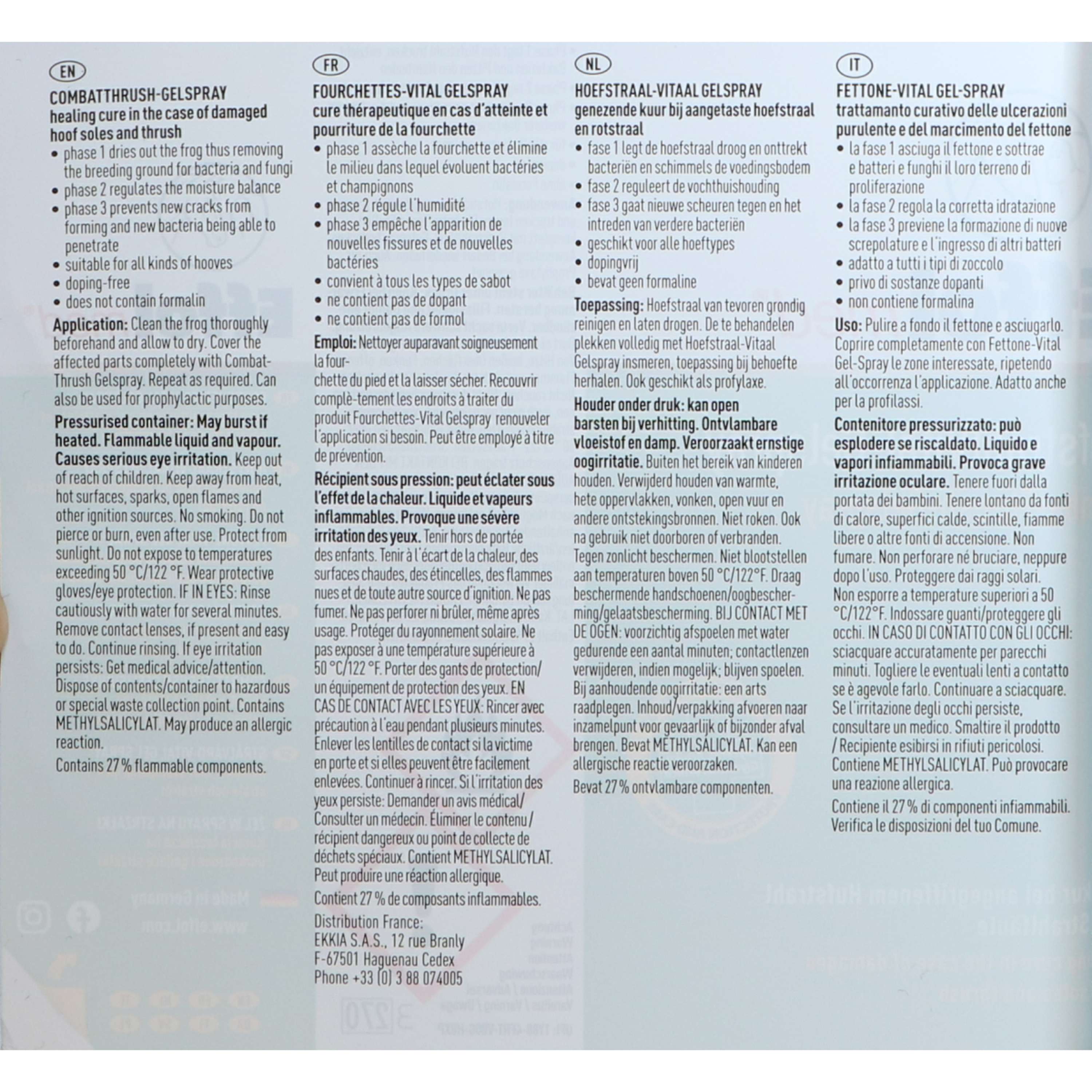 Effol HoefstraalVItal Gelspray