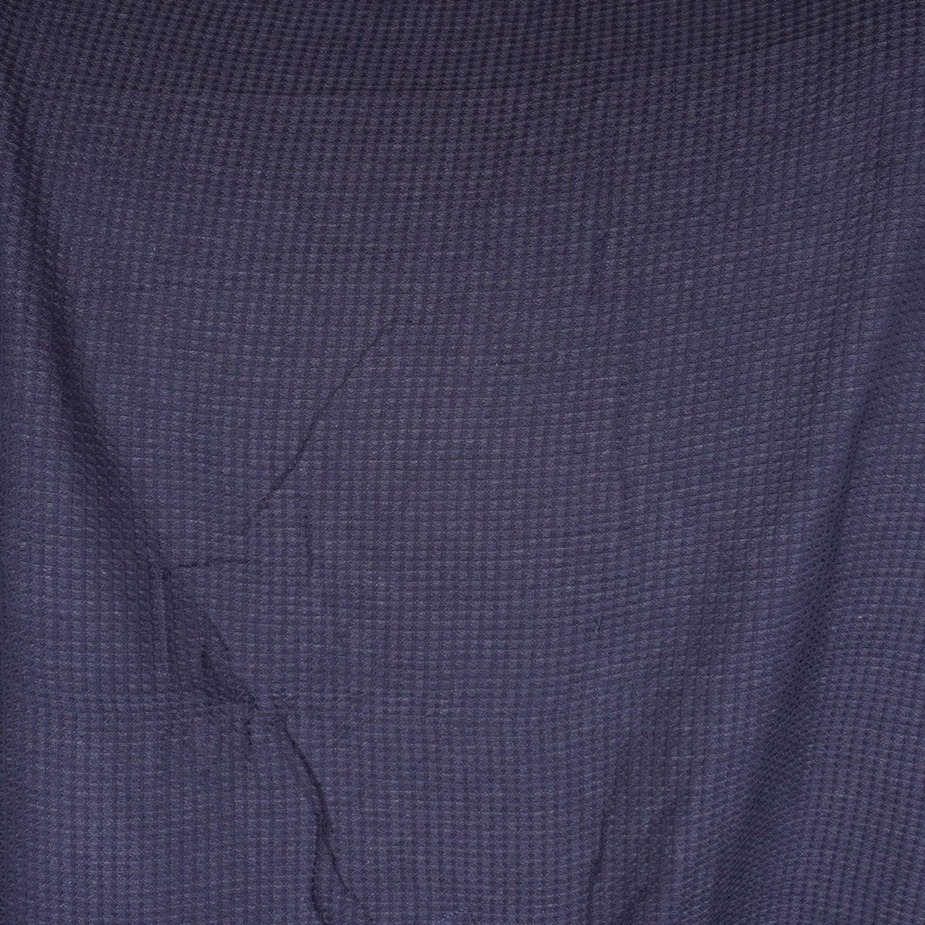 HORKA Couvertures Anti-Transpiration Coton Gaufré Bleu