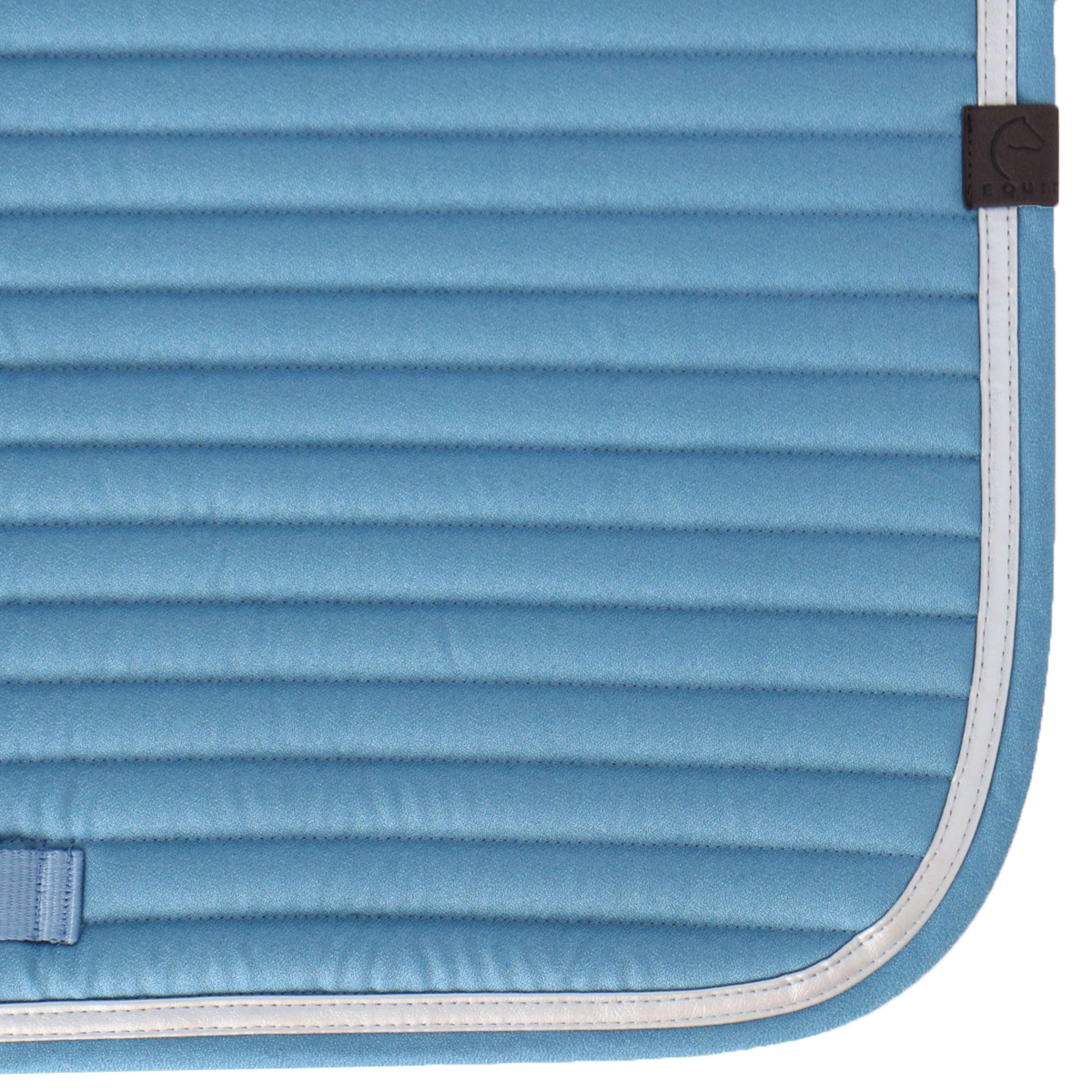 EQUITHÈME Tapis de Selle Spring de Saut Bleu