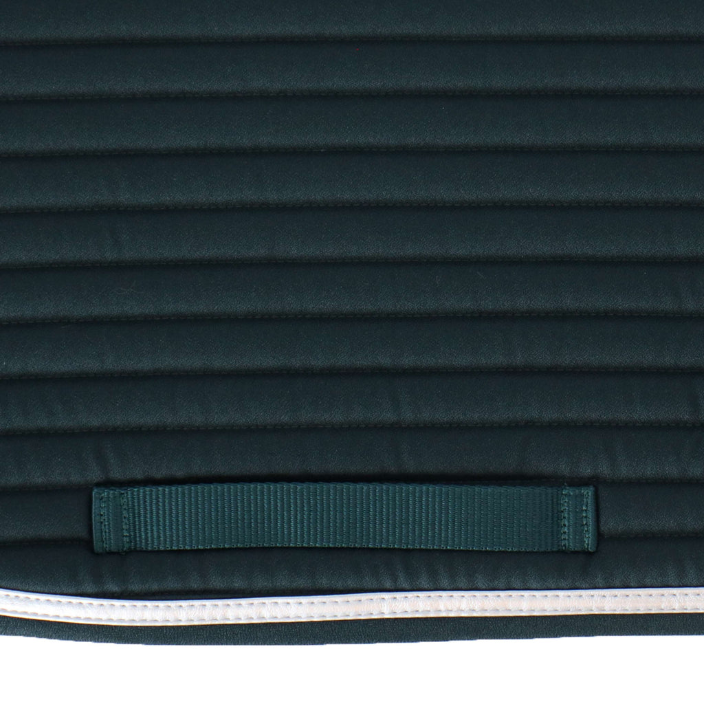 EQUITHÈME Tapis de Selle Spring de Saut Vert Foncé