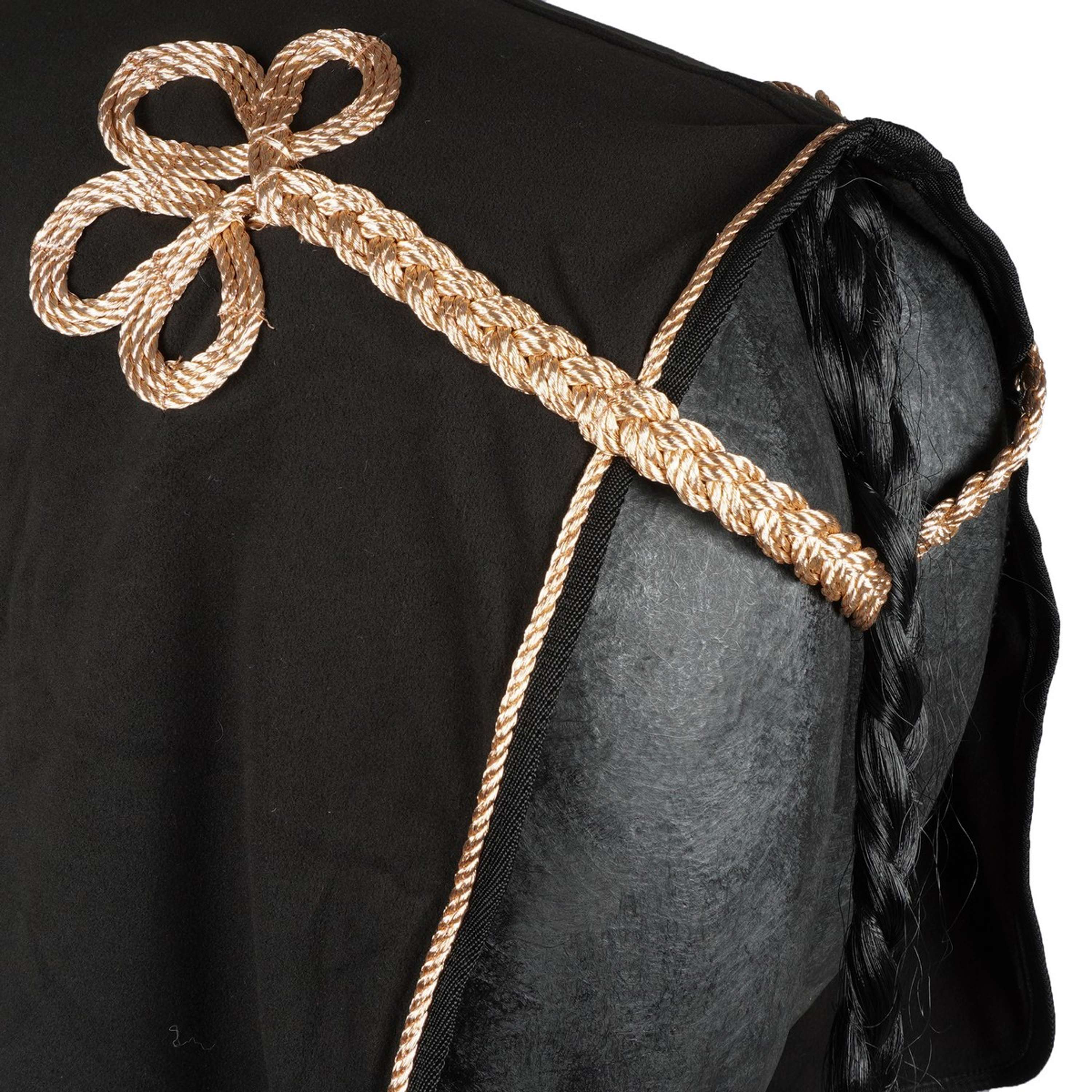 HKM Couvertures Anti-Transpiration Rosegold Glamour Noir/Or rose