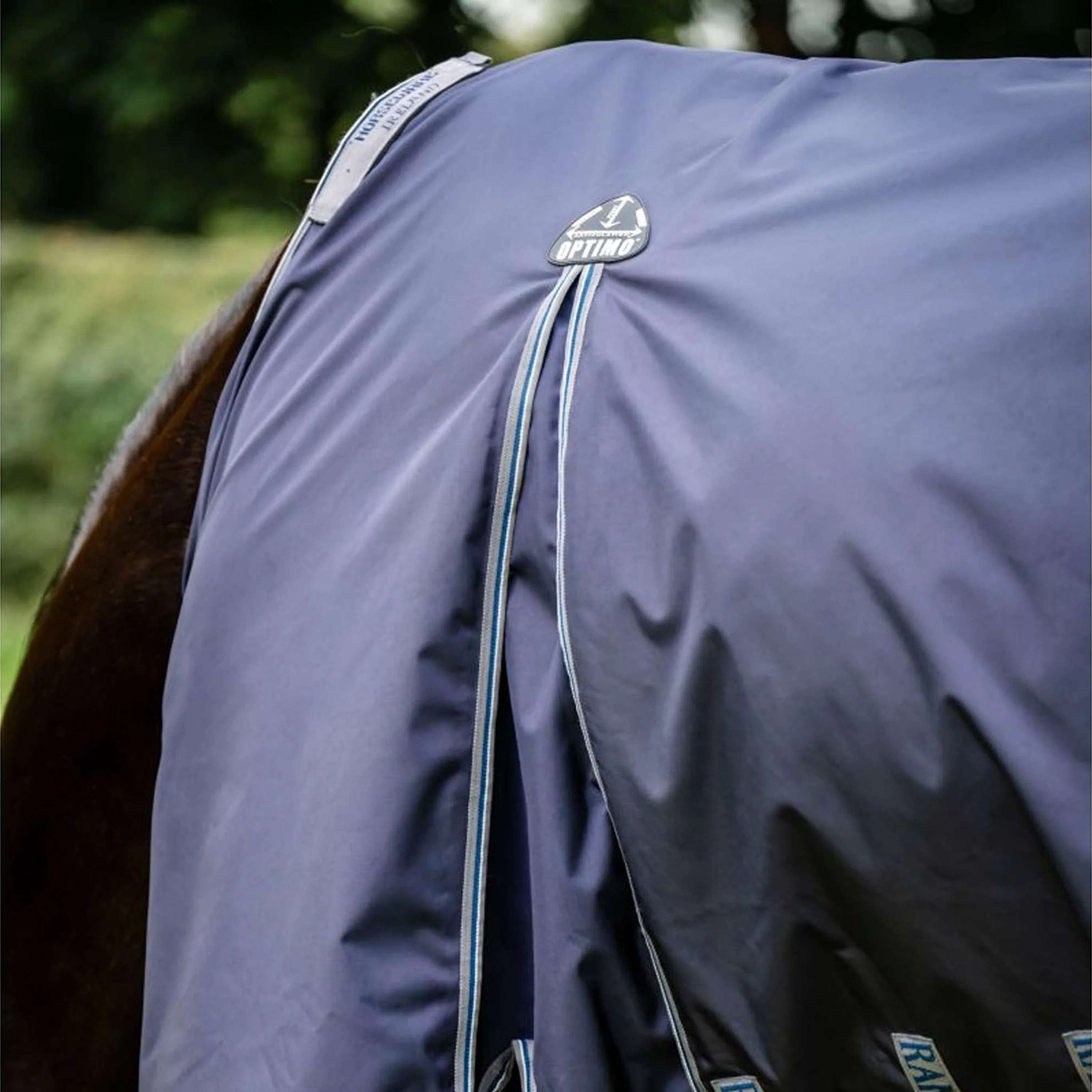 Rambo Optimo Turnout Plus 0g Navy/Thunderstorm Grey