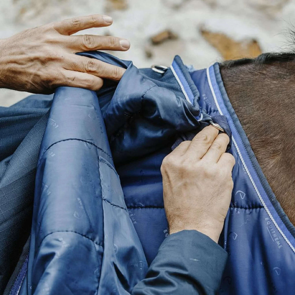 EQUITHÈME Sous-Couverture Classic 300g Marin