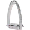 Tech Stirrups Étriers Venice Plus Swarovski Dressage Argent/Argent